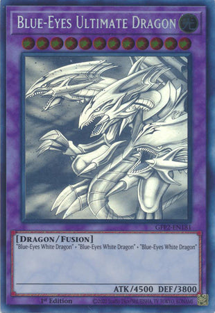 Yu-Gi-Oh! Blue-Eyes Ultimate Dragon - GFP2-EN181 - Ghost Rare - 1st Edition