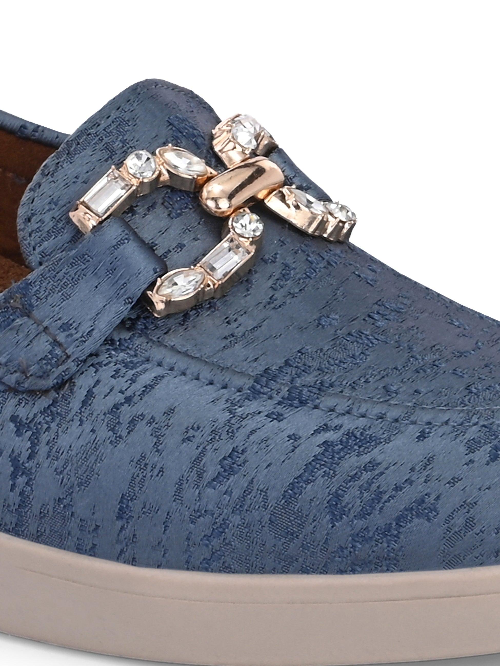 ladybossbyegoss Blue Diamond Casual Loafers by Lady Boss - view 3