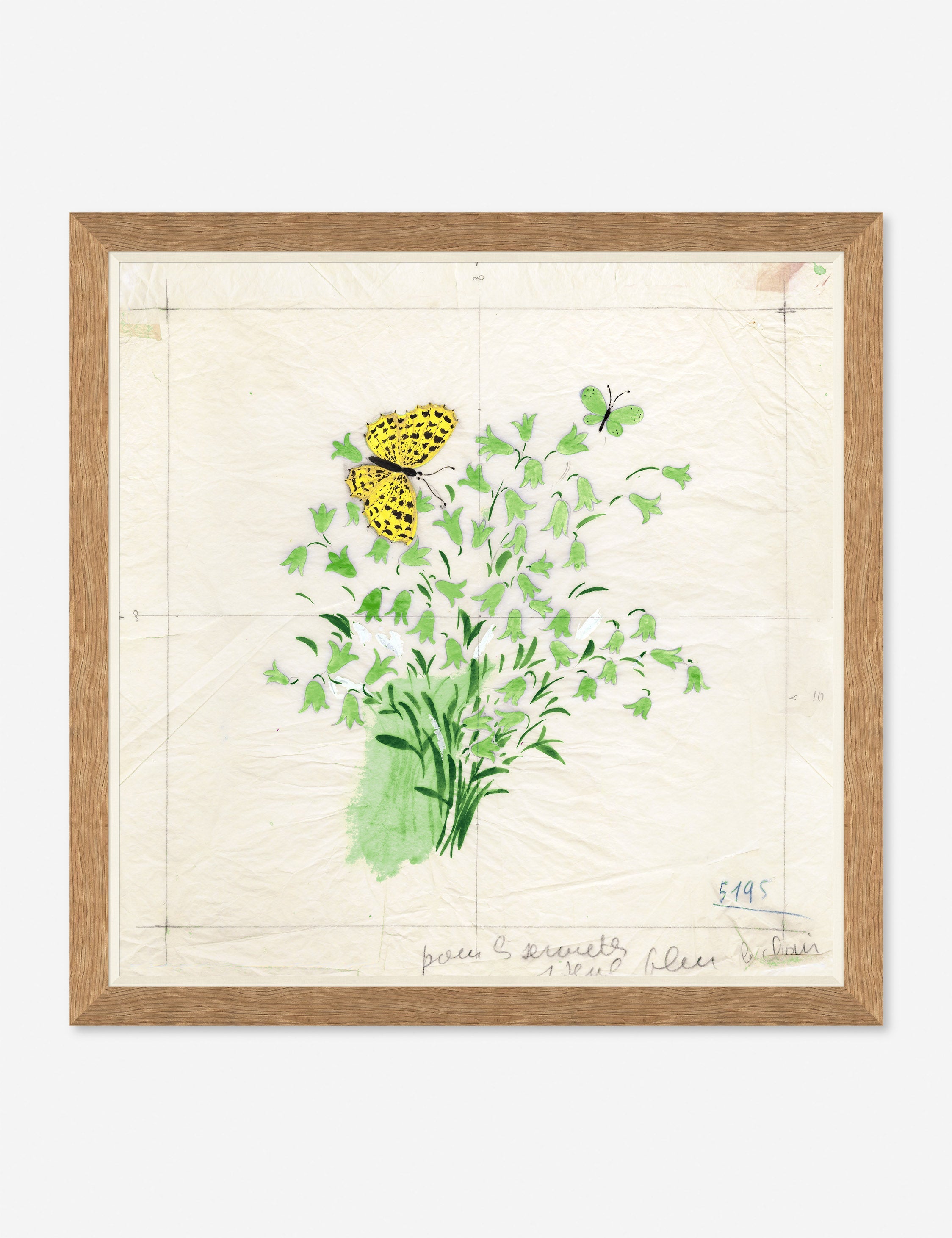 Lulu and Georgia Clochettes et Papillon I Print by Paule Marrot - view 2