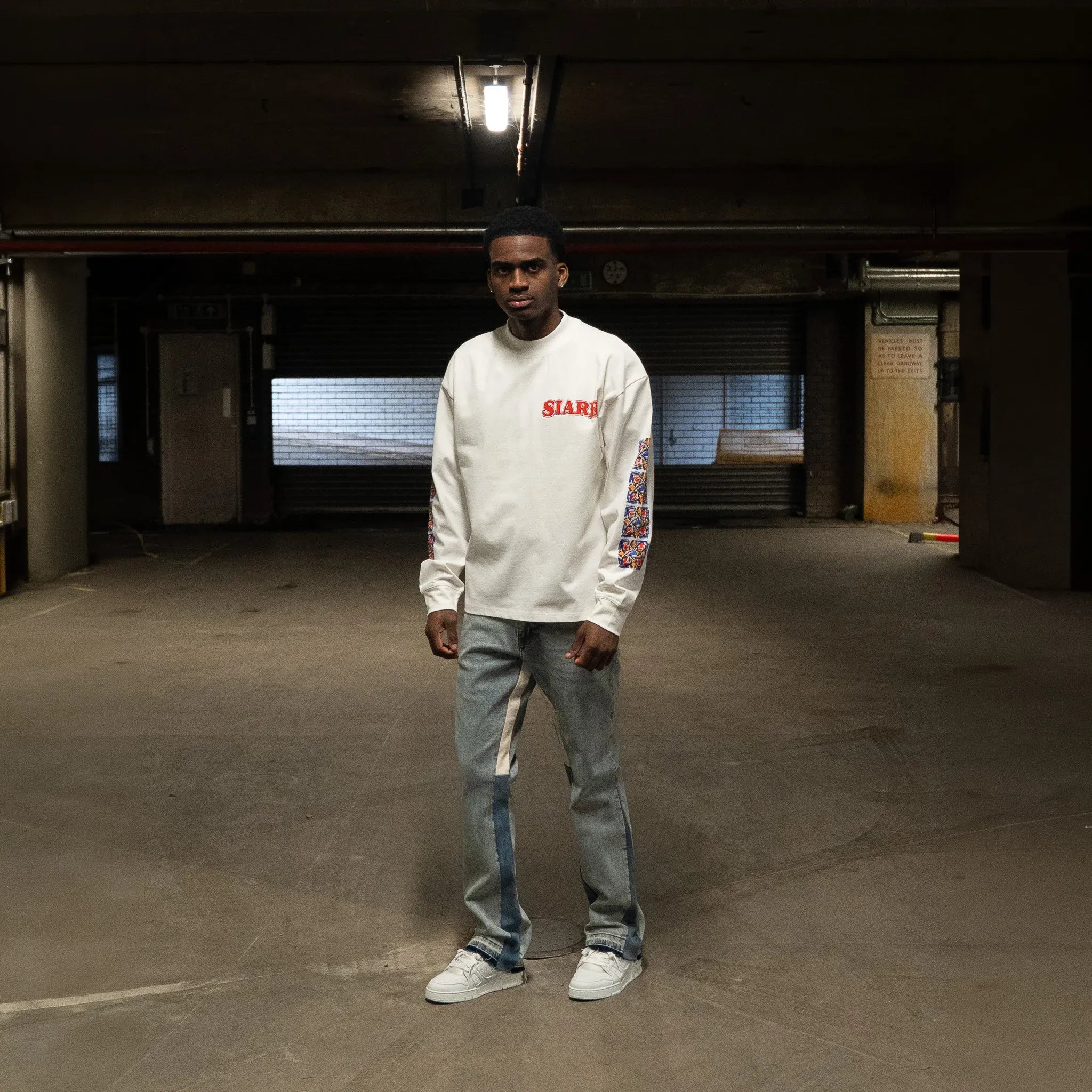 SIARR Floral L/S Off-White T-Shirt - view 3