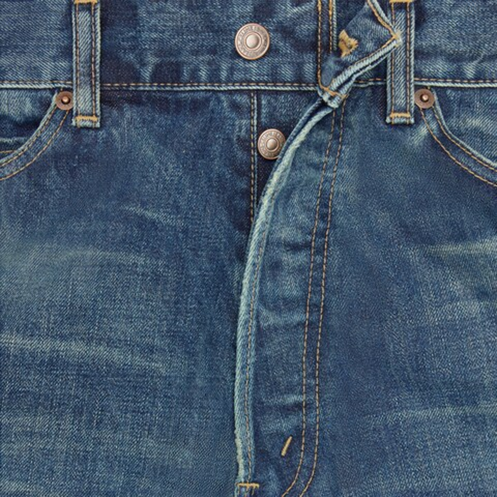 Celine Wesley Jeans in Midnight Sapphire Denim - view 2