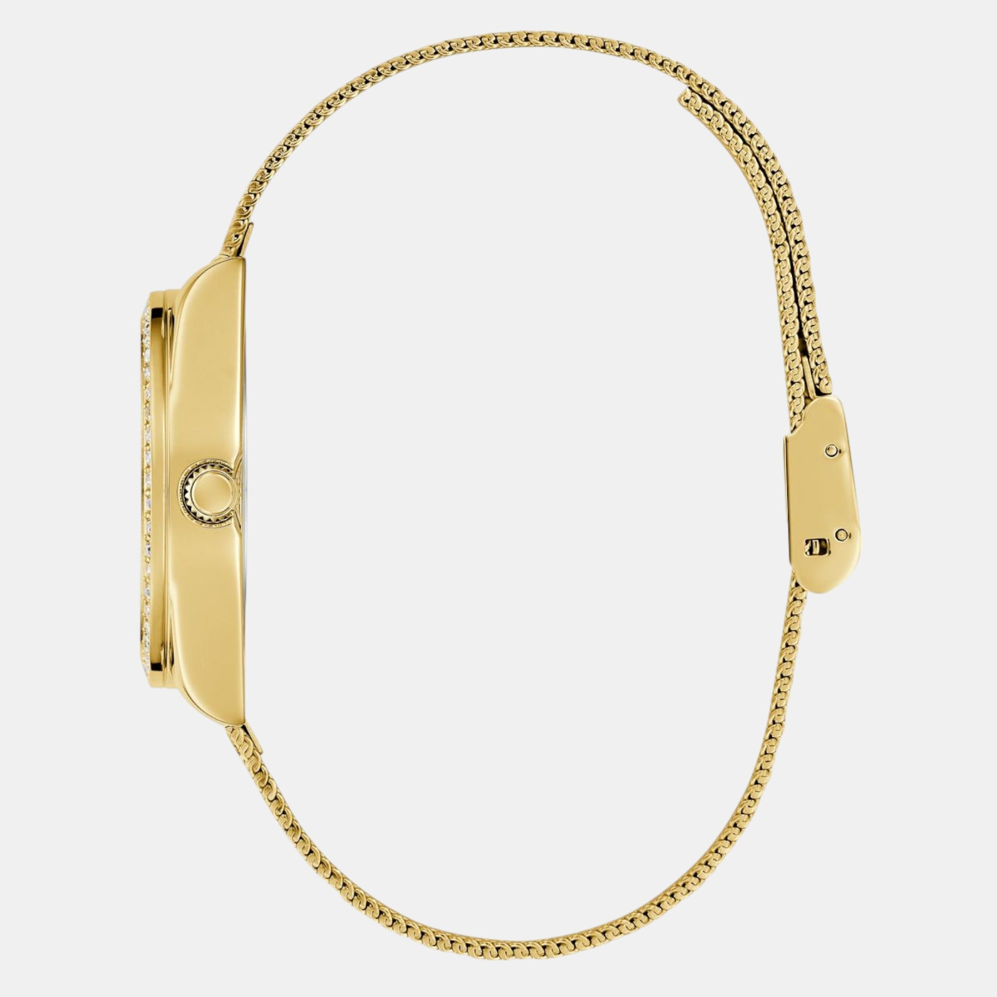 Guess Trend Women Quartz Champagne Dial Analog Mesh Watch GW0748L2 - view 4
