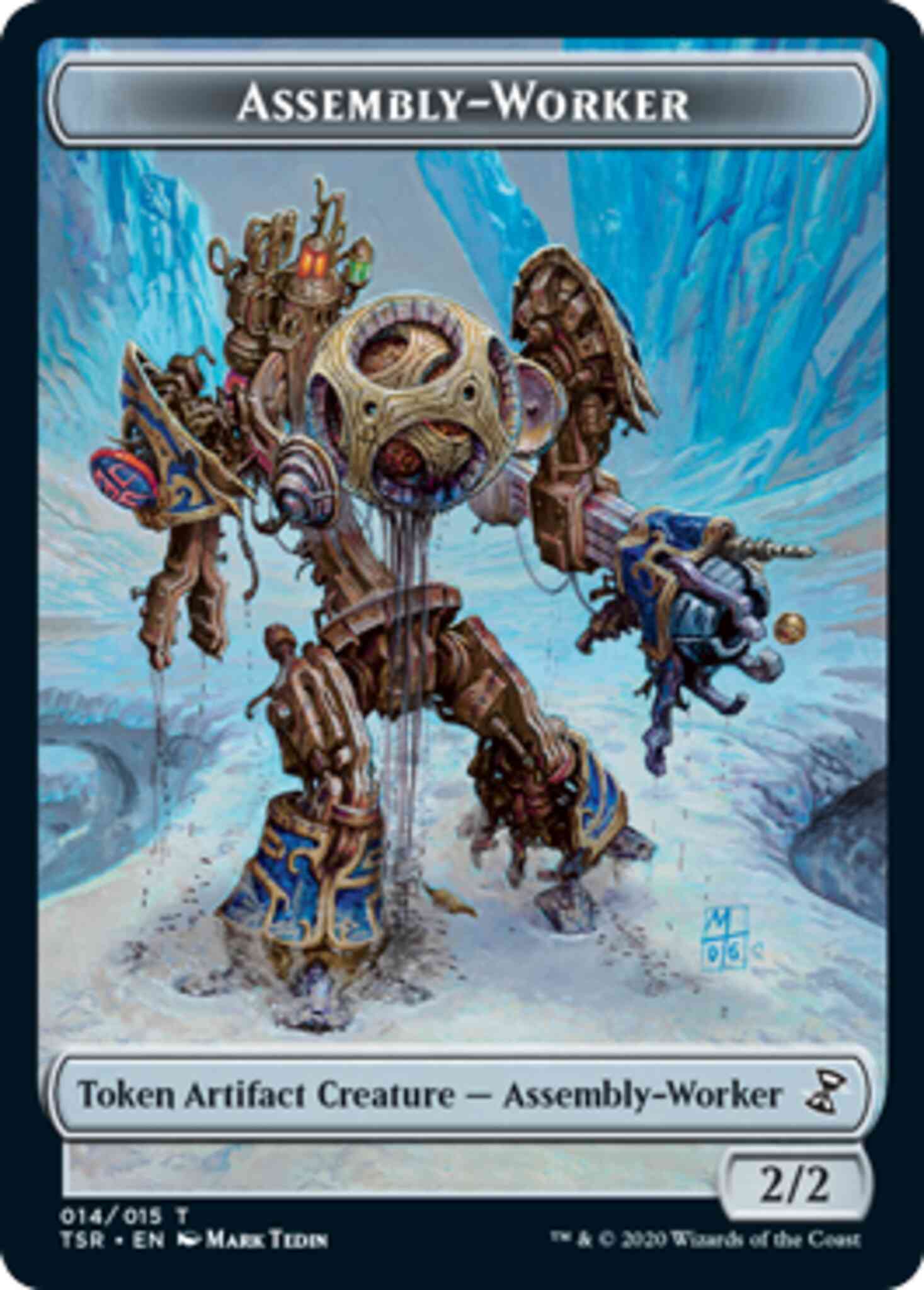 Assembly-worker token 14 – Magic Assembly-Worker Token [14] [Time Spiral Remastered Tokens] [Non-Foil]