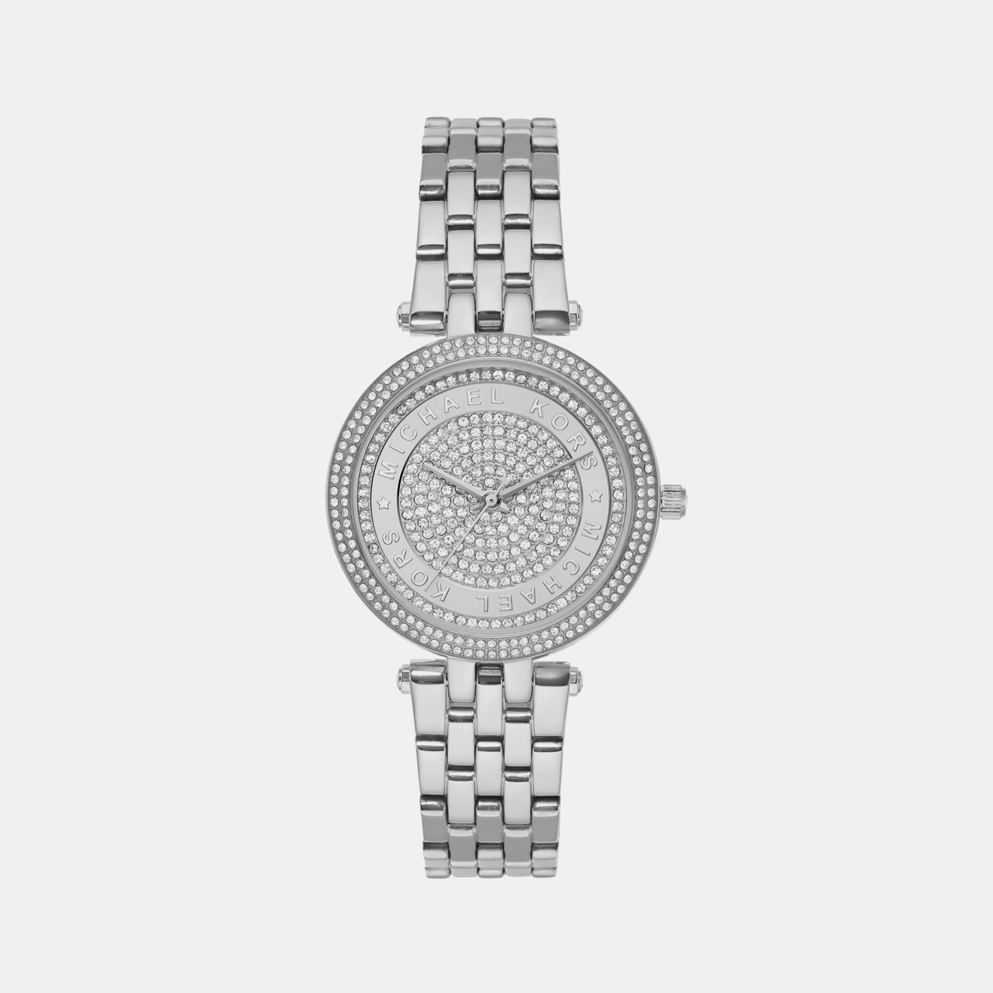 Michael Kors Darci Women Quartz Silver Dial Analog Stainless Steel Watch MK4591