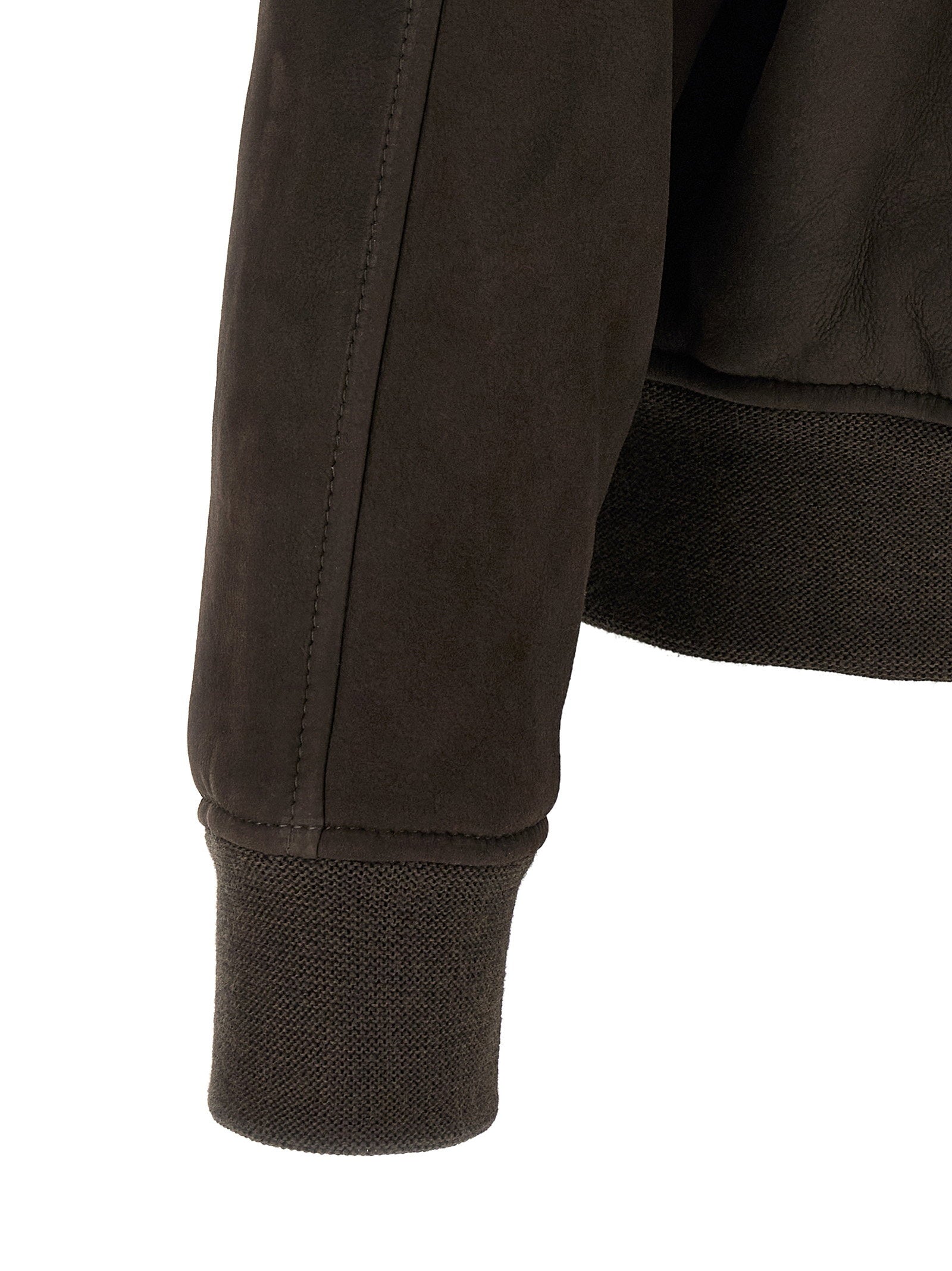 Giorgio Brato Suede Bomber Jacket - view 4