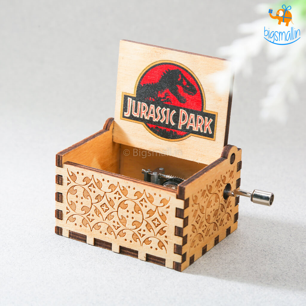 AmyLi Jurassic Park Wooden Music Box - view 3