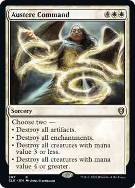 Austere command 687 – Magic Austere Command [687] [Commander Legends: Battle for Baldur's Gate] [Non-Foil]