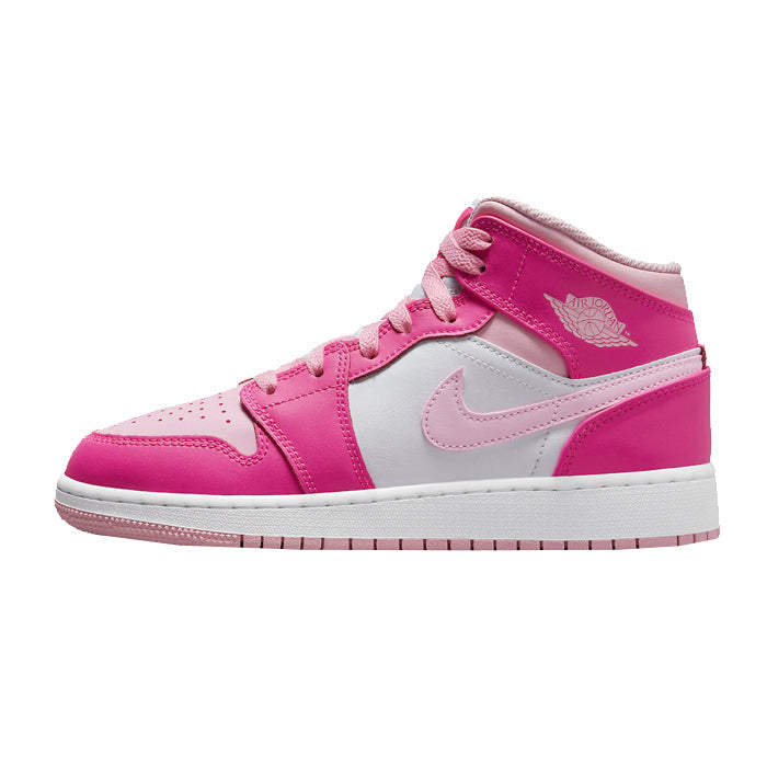 Kicks Machine Air Jordan 1 Mid Gs Fierce Pink