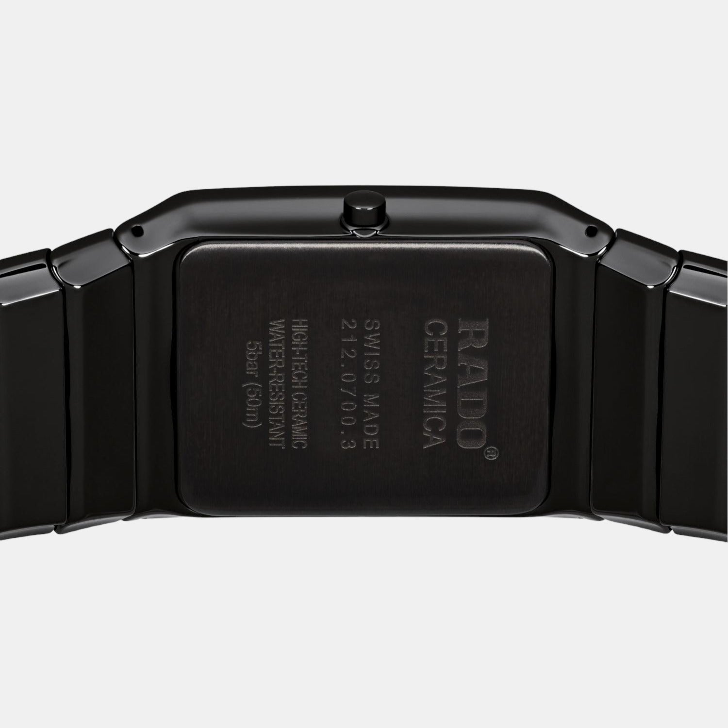 Rado Ceramica Men Quartz Black Dial Analog Stainless Steel Watch R21700722 - view 3