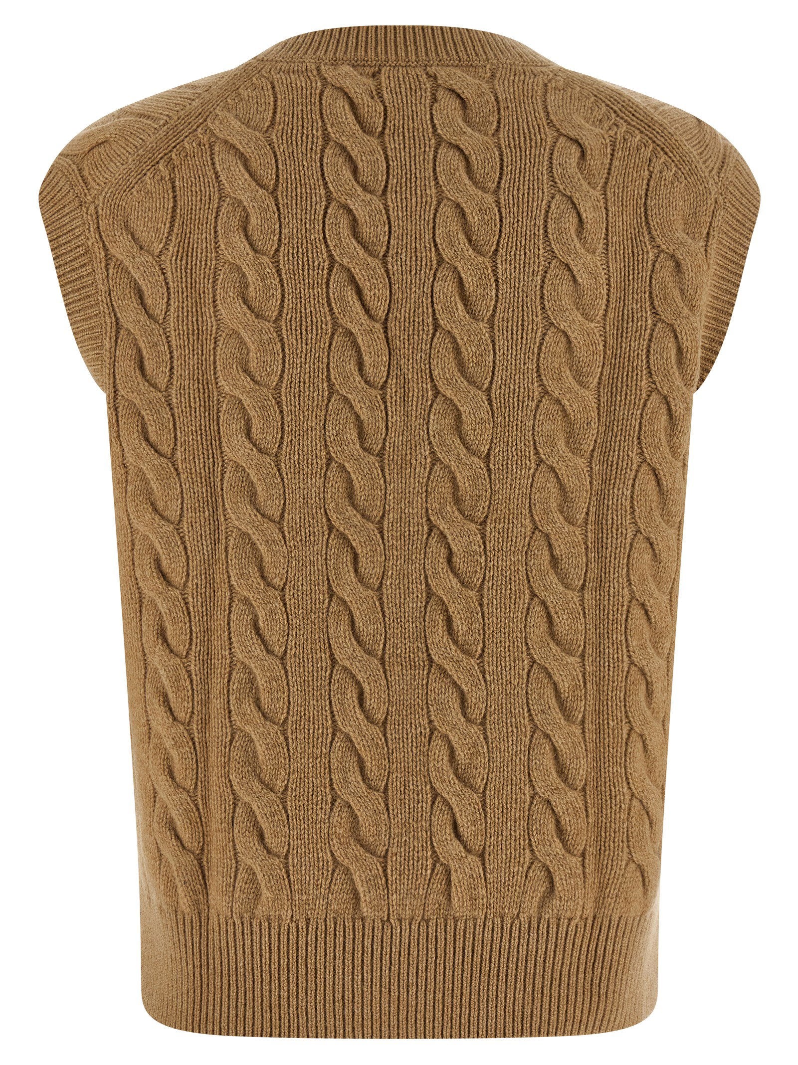 Polo Ralph Lauren Braided Vest – 90% wool, 10% cashmere - view 2