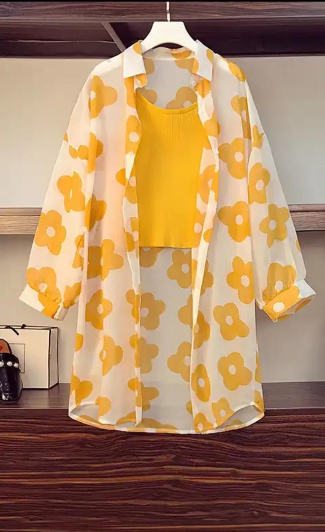 Alamode By Akanksha Crispin Statment Shirt – Yellow