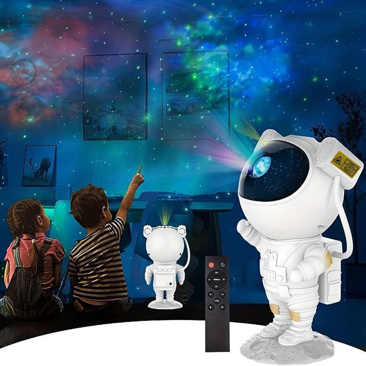 Catterton 360° Adjustable Astronaut Galaxy Projector + Remote - view 3
