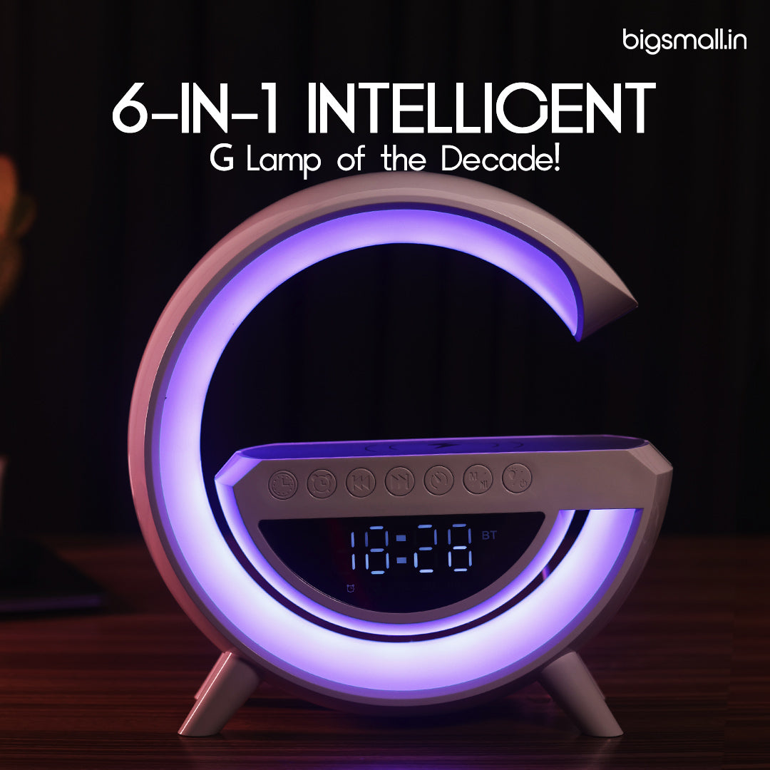 Cpensus G Lamp with Speaker, Clock and Wireless Charger