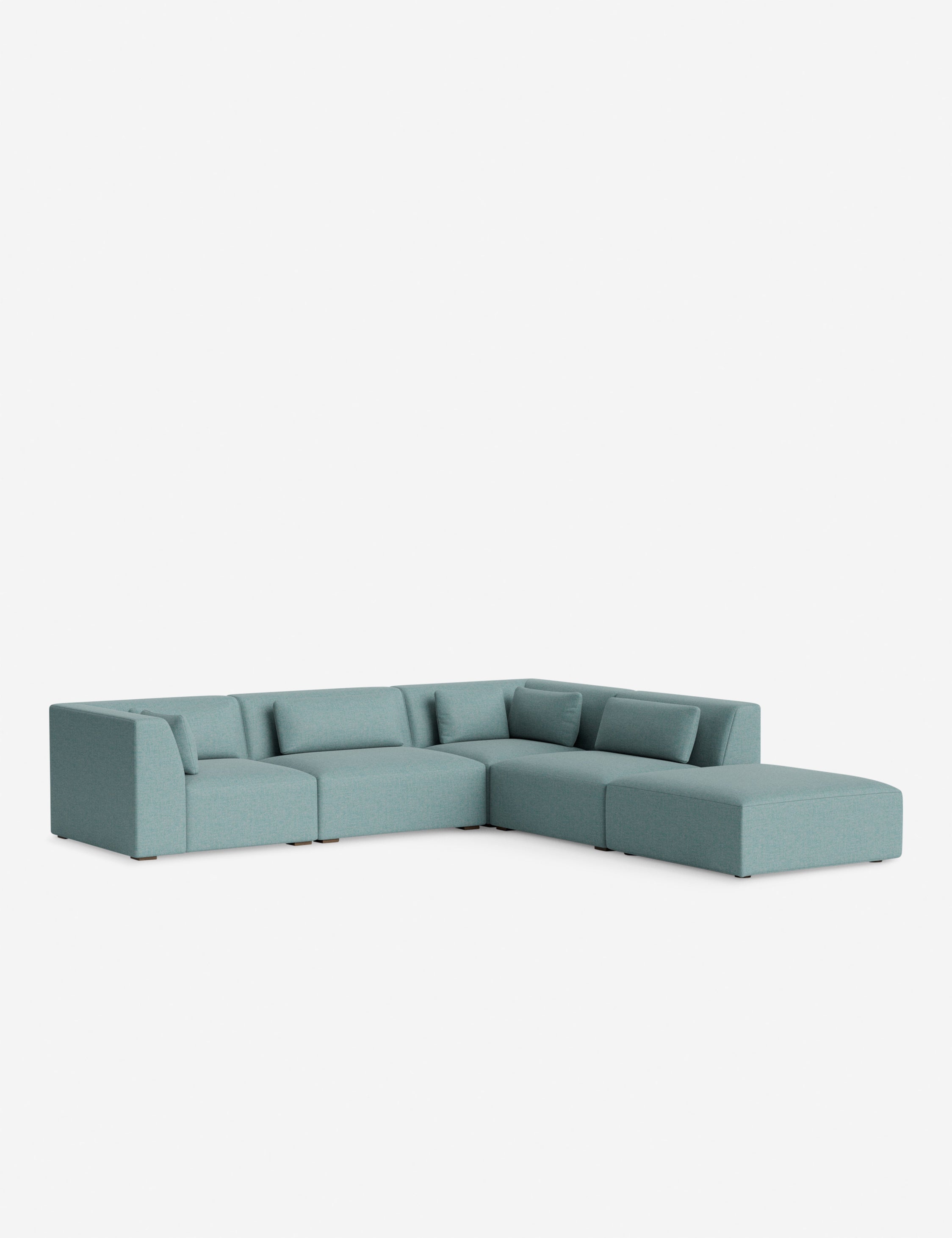 Lulu and Georgia Koh Modular Sectional Sofa With Ottoman - view 156