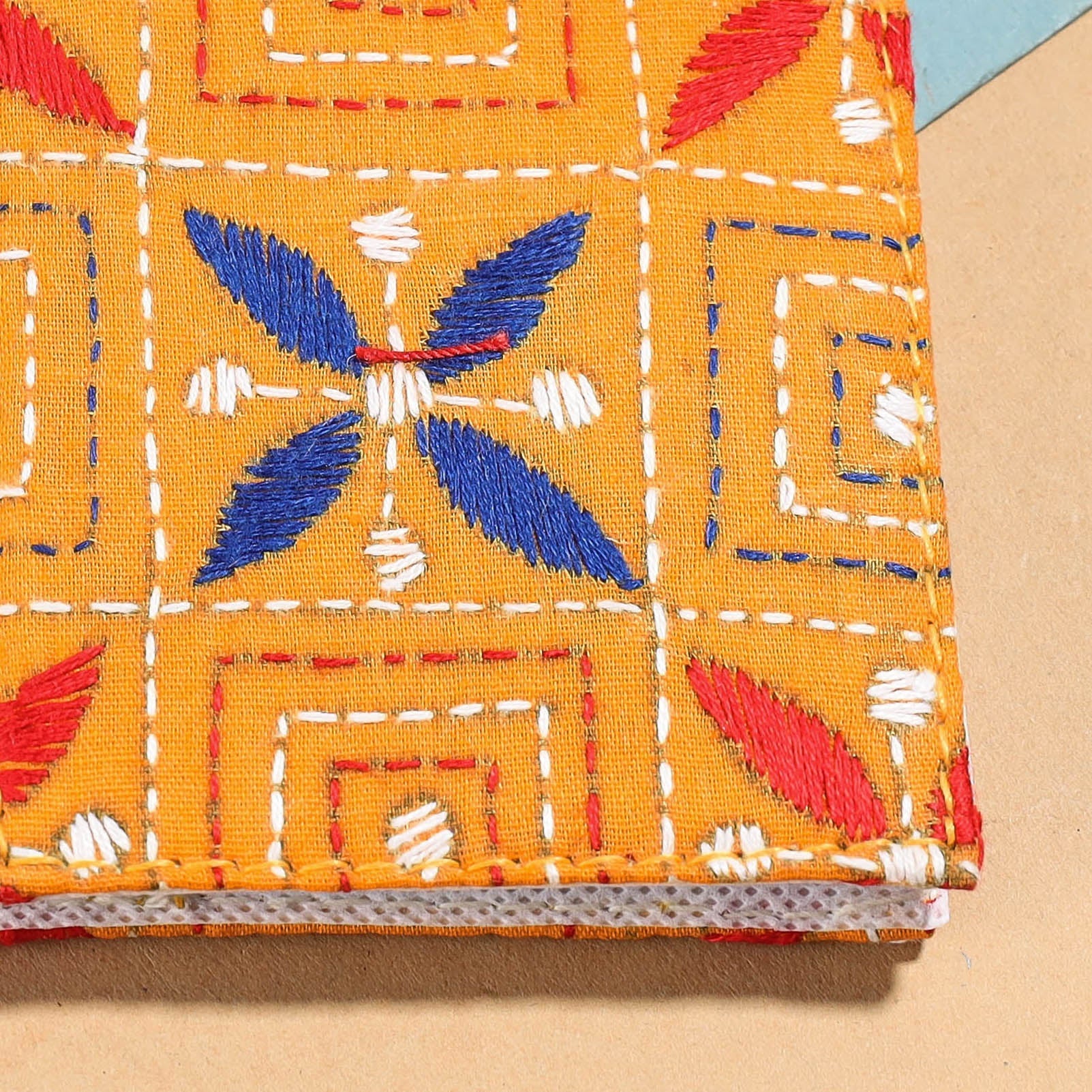 ASALKAAR Bengal Kantha Work Handcrafted Notepad (4 x 3 in) - view 2
