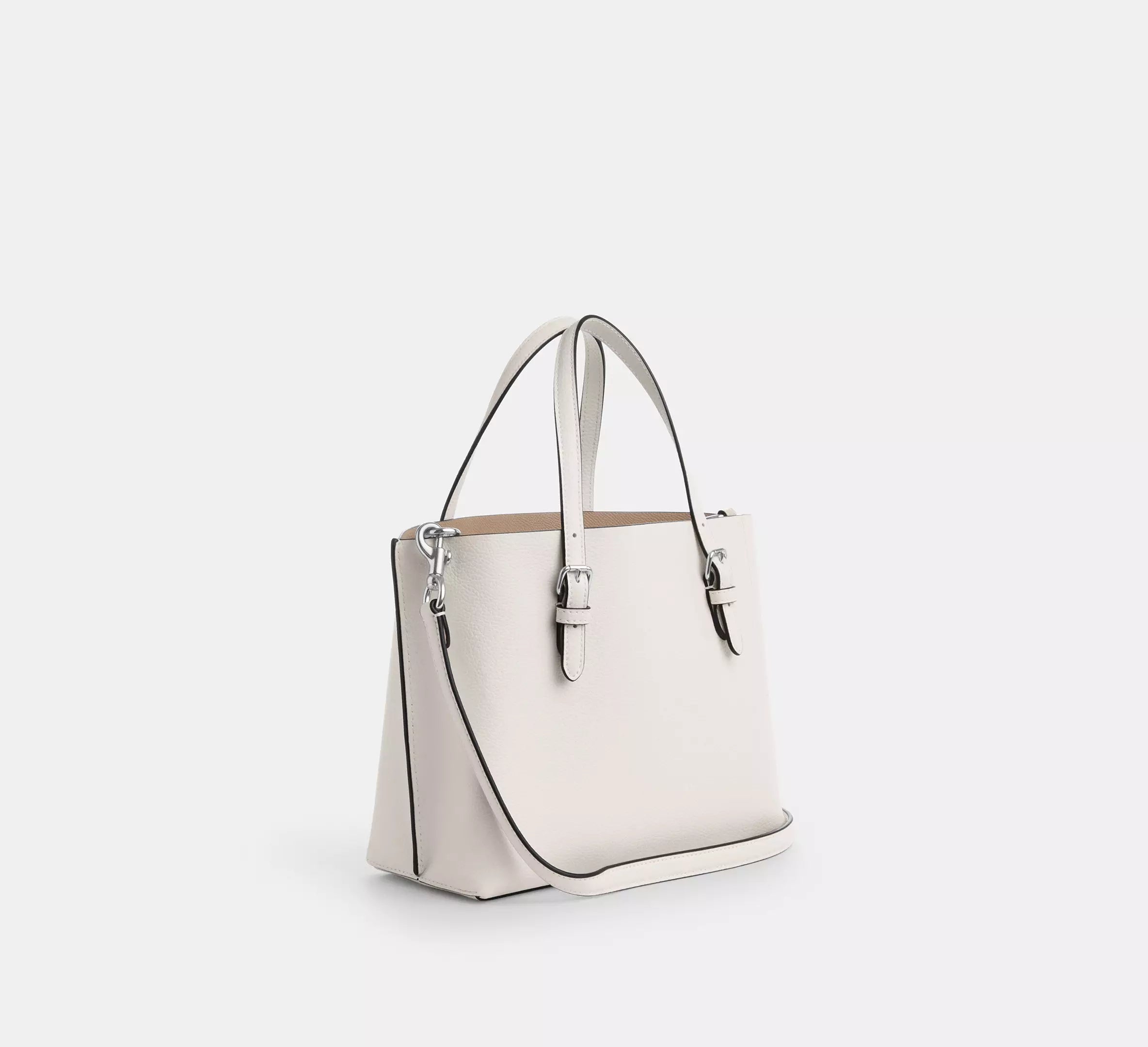 HYPE ELIXIR Coach Mollie Tote Bag 25 Silver/Chalk - view 2