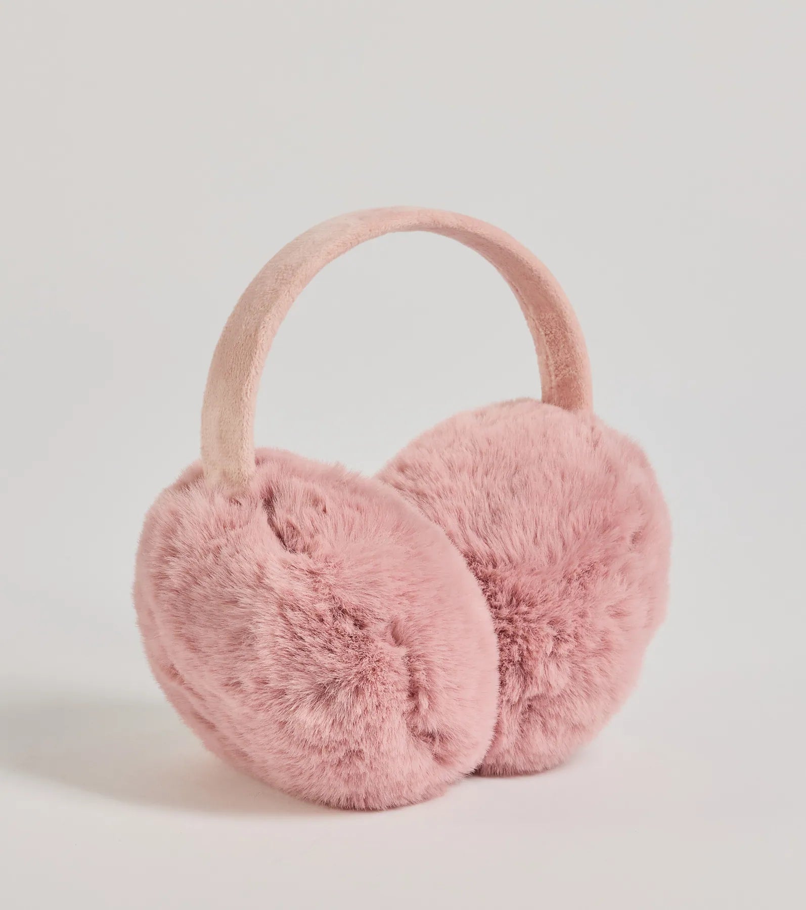 Windsor Cozy Glam Faux Fur Earmuffs – MAUVE