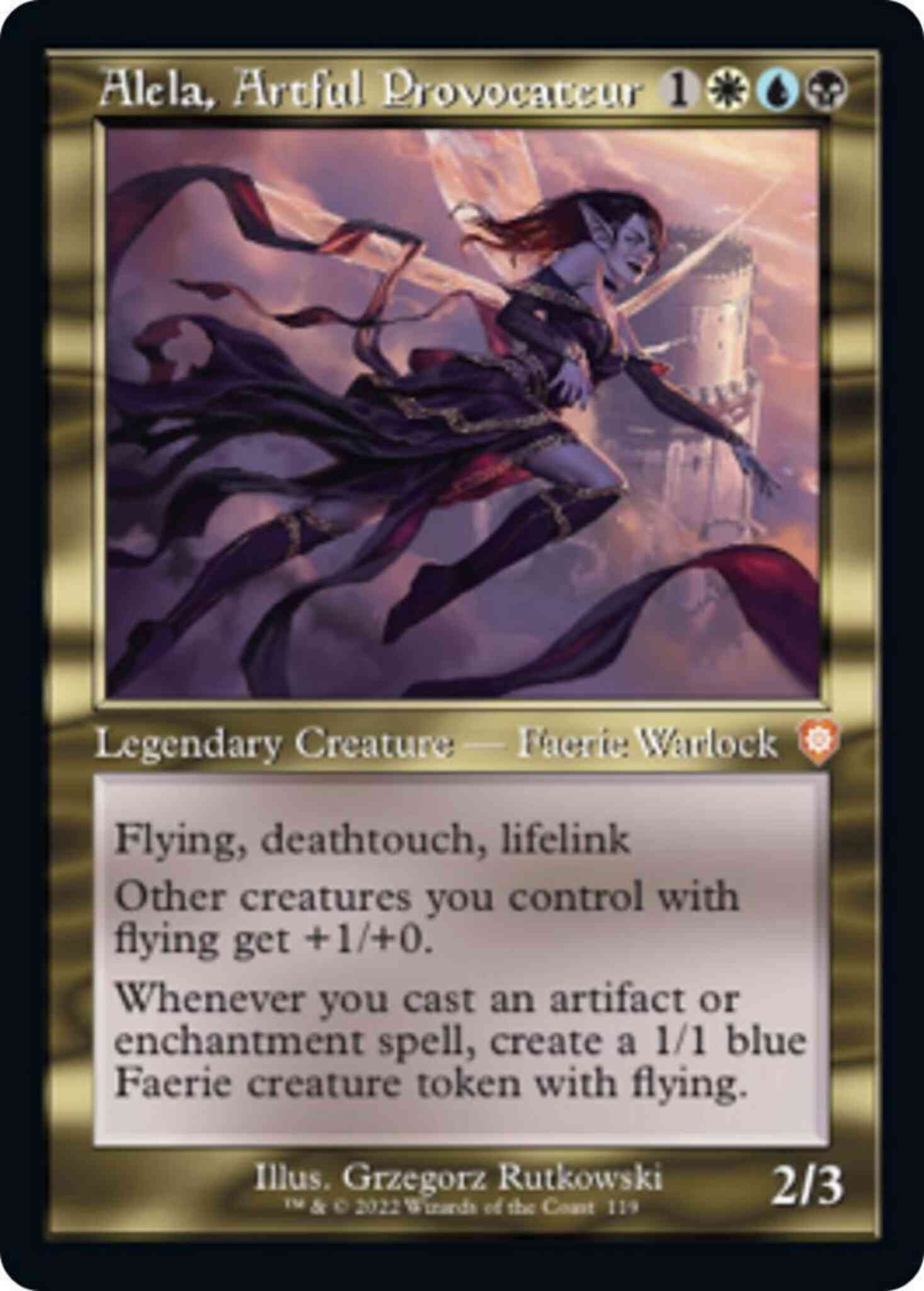 Alela artful provocateur – Magic Alela, Artful Provocateur [119] [Retro Frame] [The Brothers' War: Commander] [Non-Foil]