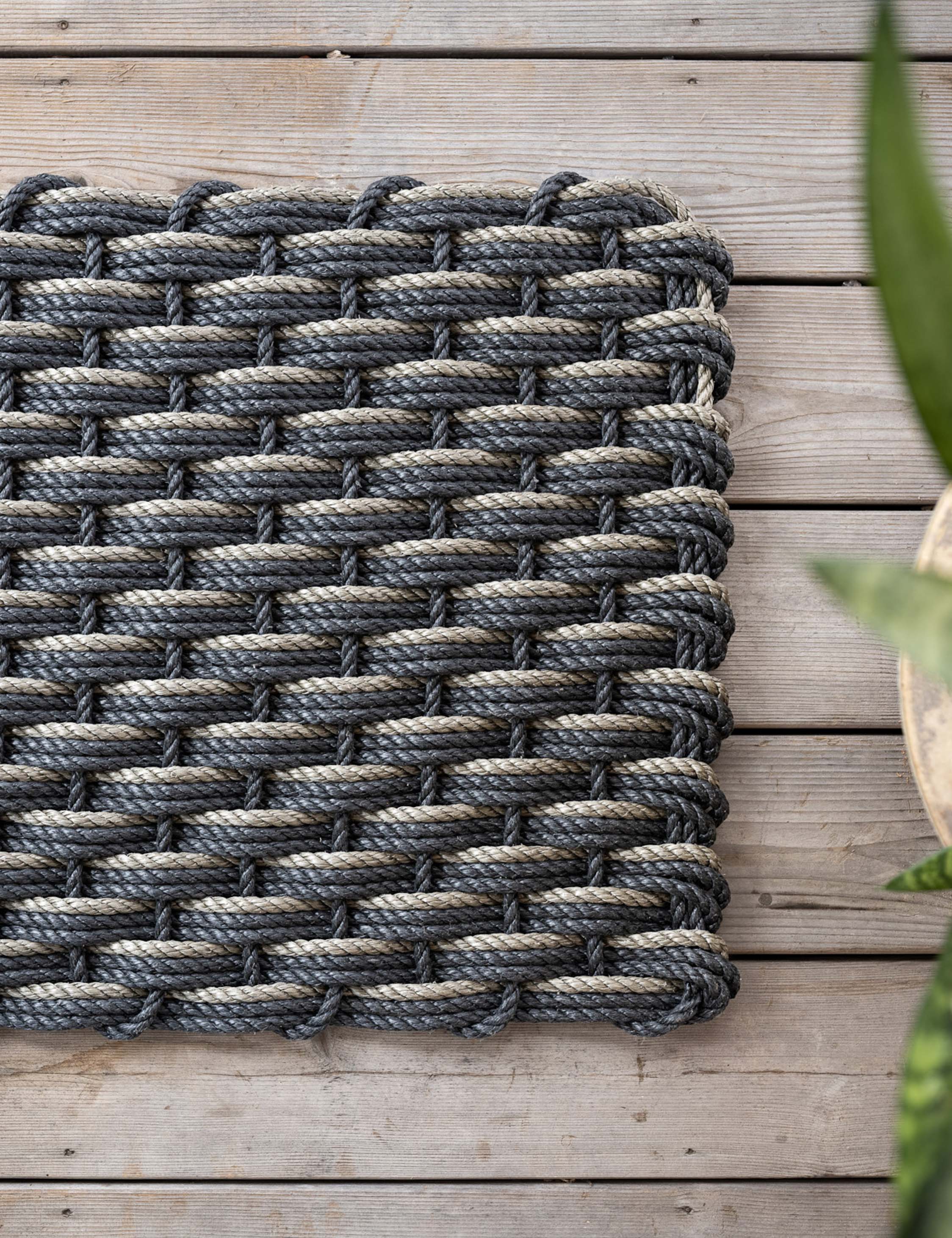 Lulu and Georgia Two Tone Doormat by The Rope Co. - view 6