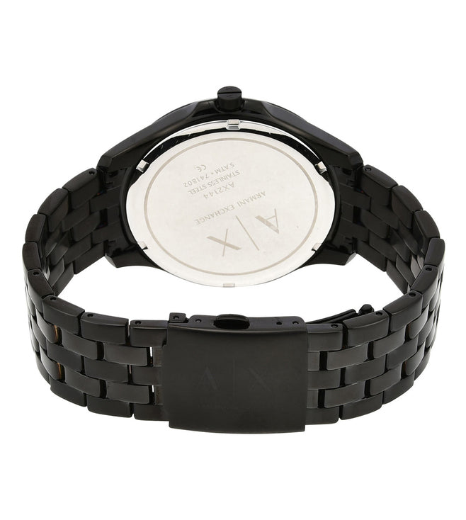 Armani Exchange Hampton Black Dial Men 45mm