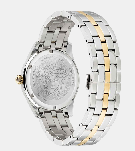 Versace Greca Men Quartz Green Dial Analog Stainless Steel Watch VE3K00422 - view 3