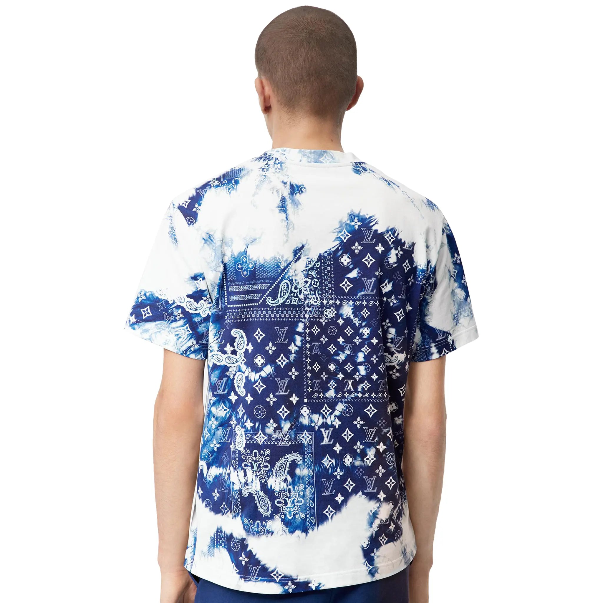Louis Vuitton Monogram Bandana Blue T Shirt - view 2