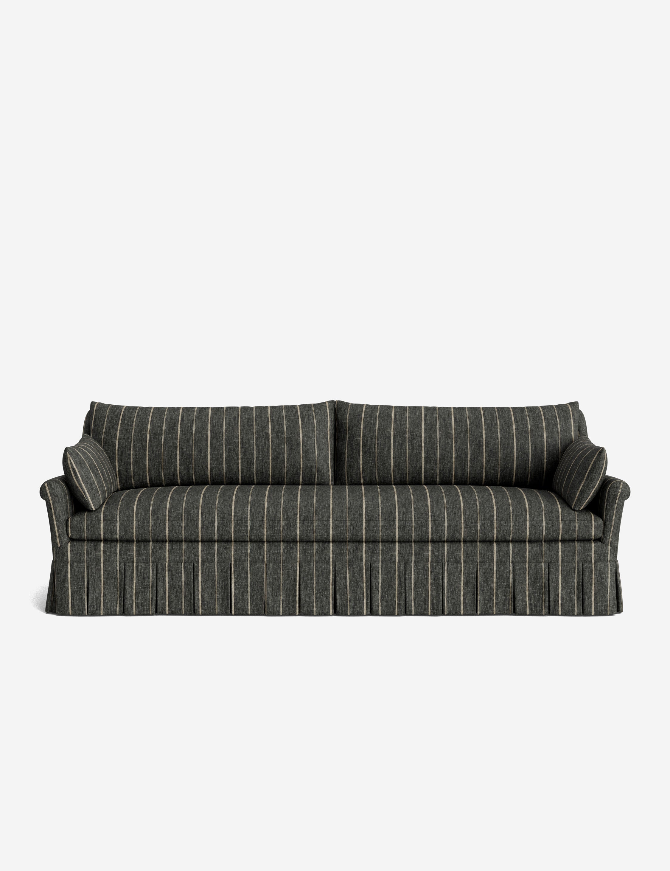 Lulu and Georgia Portola Rolled Arm Pleated Sofa - view 93