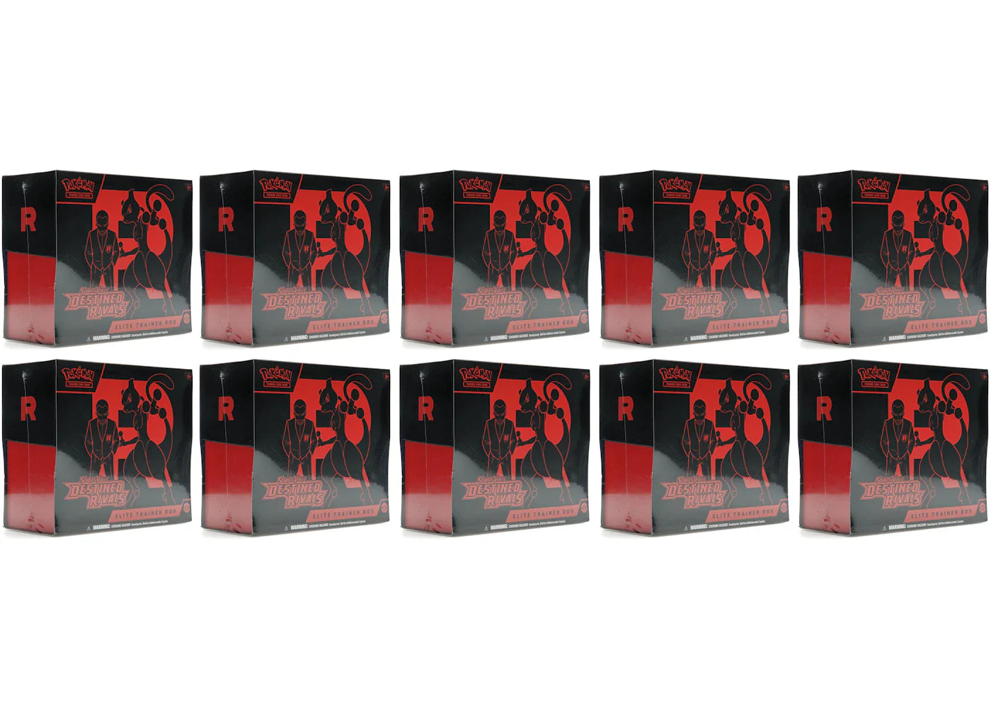 Scarlet violet destined – 2025 Pokémon Scarlet & Violet Destined Rivals Elite Trainer Box 10x Lot
