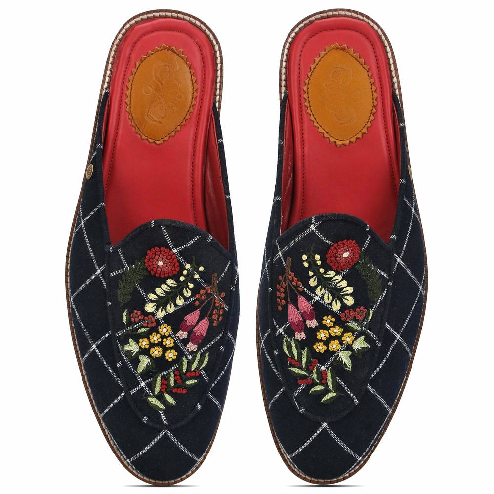 Banjaaran India Bleu Blue Mule for Men (discontinued) - view 2