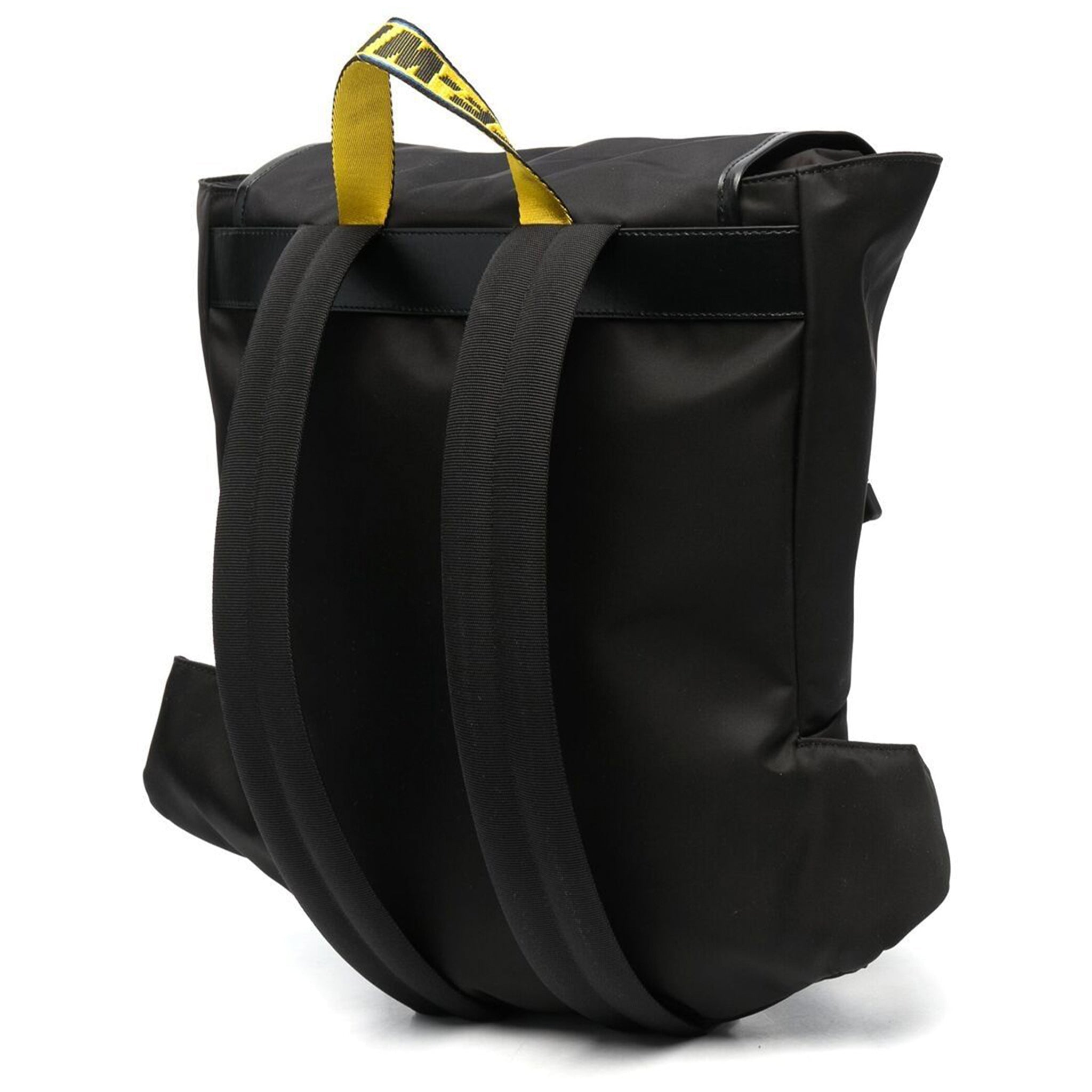 Off-White Industrial Logo Black Yellow Backpack - view 2