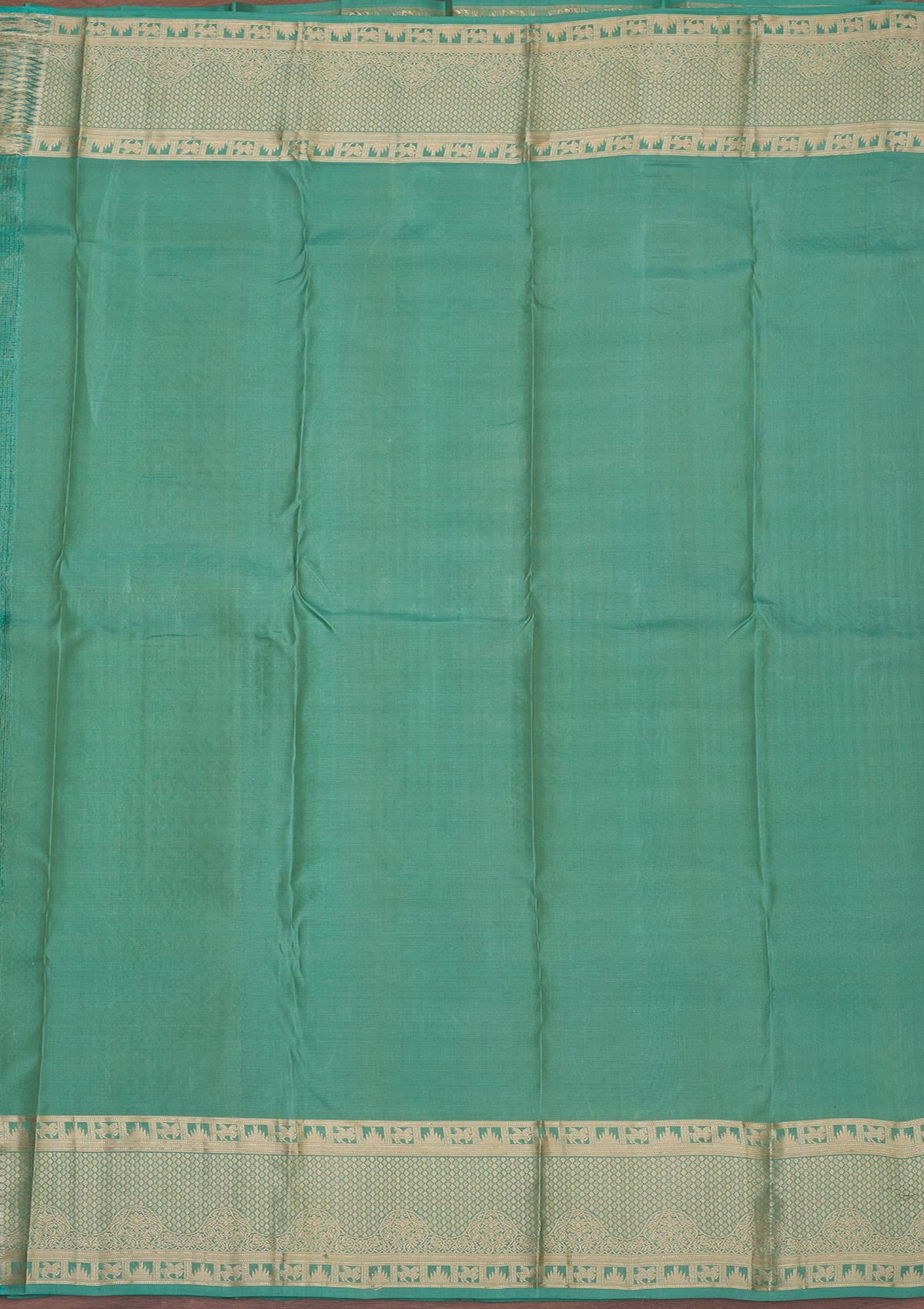 Koskii Pista Green Zariwork Pure Silk Saree – Women's - view 7