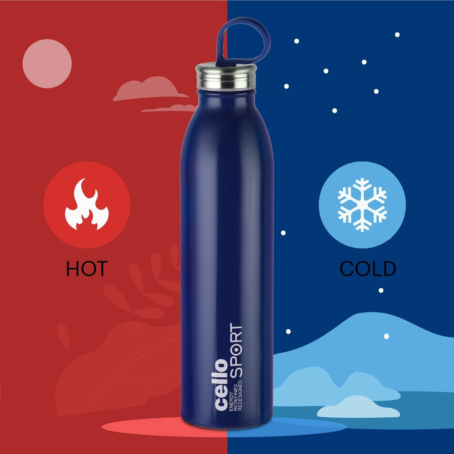 Cello Nios Flask, Vacusteel Water Bottle, 900ml - view 11