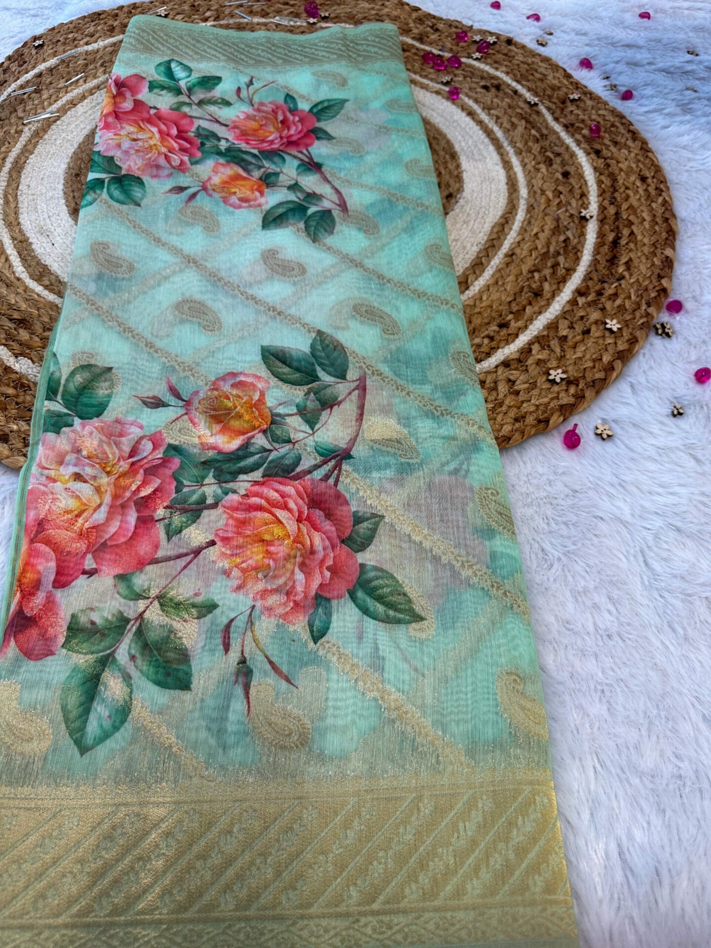 Idaho-o Chanderi light dupatta #0038 - view 2