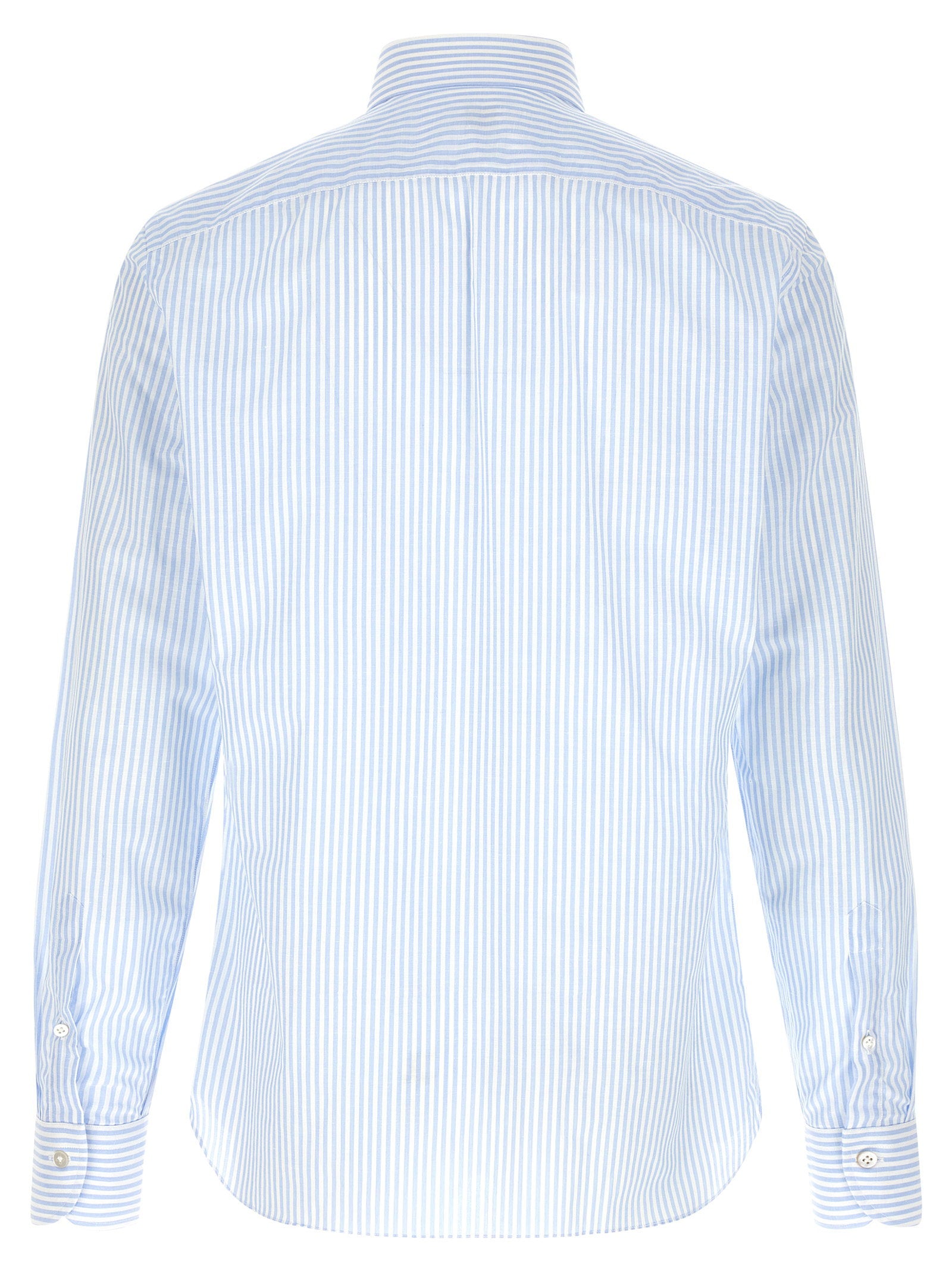 Borriello Striped Shirt – 80% cotton, 20% linen - view 2