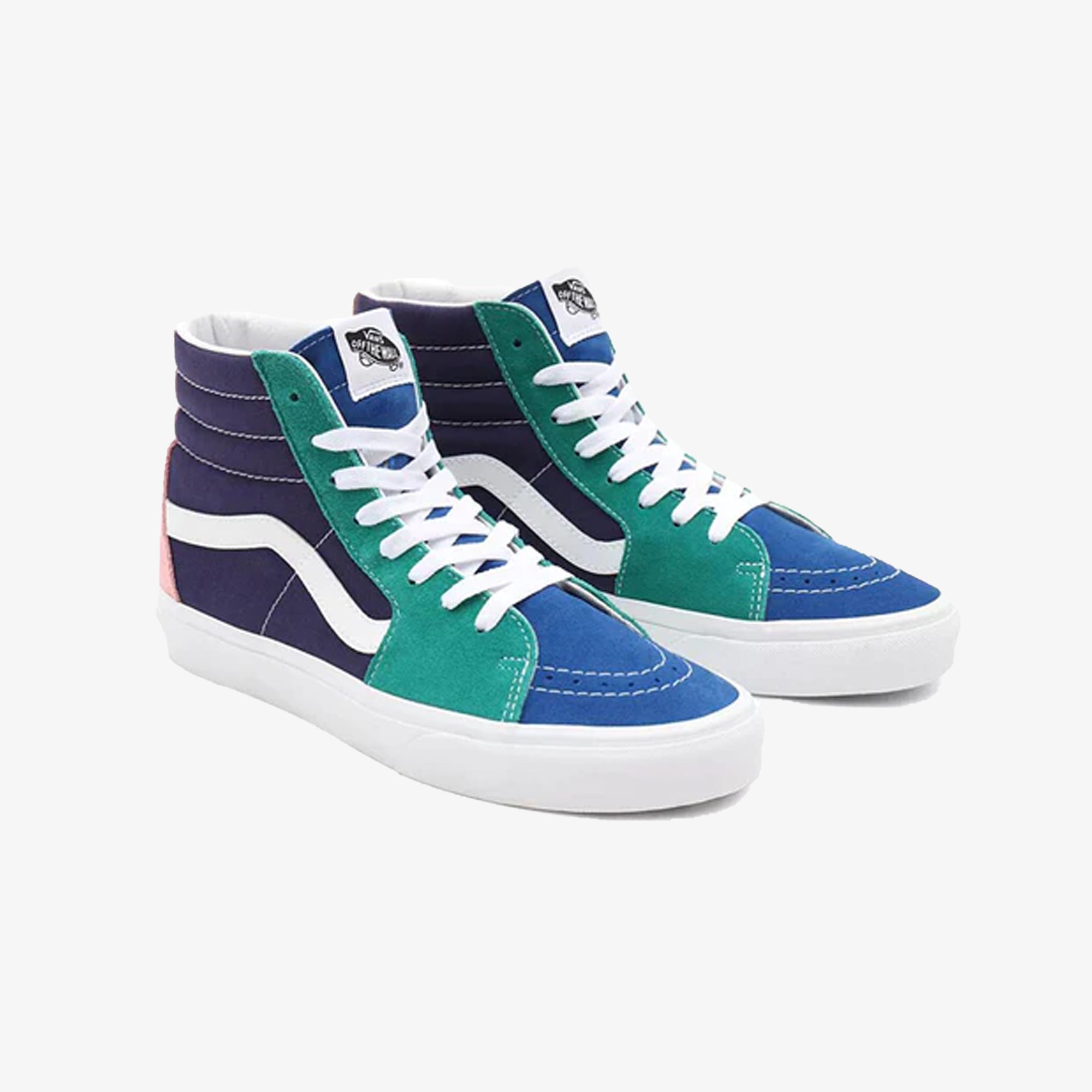 Vans | RETRO COURT SK8-HI { GREEN/WHITE/BLUE