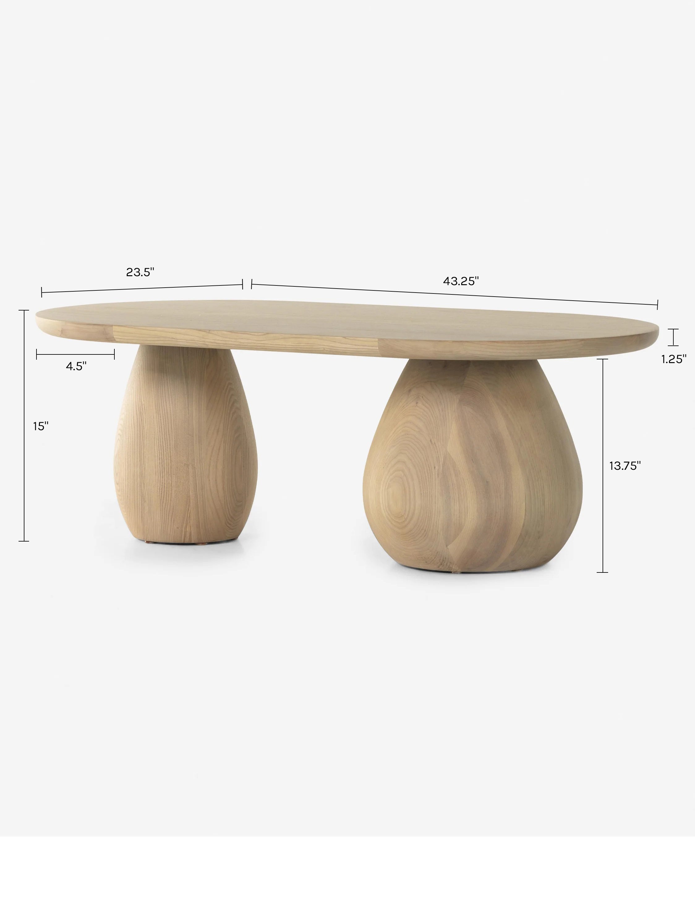 Lulu and Georgia Mulholland Oval Coffee Table - view 6