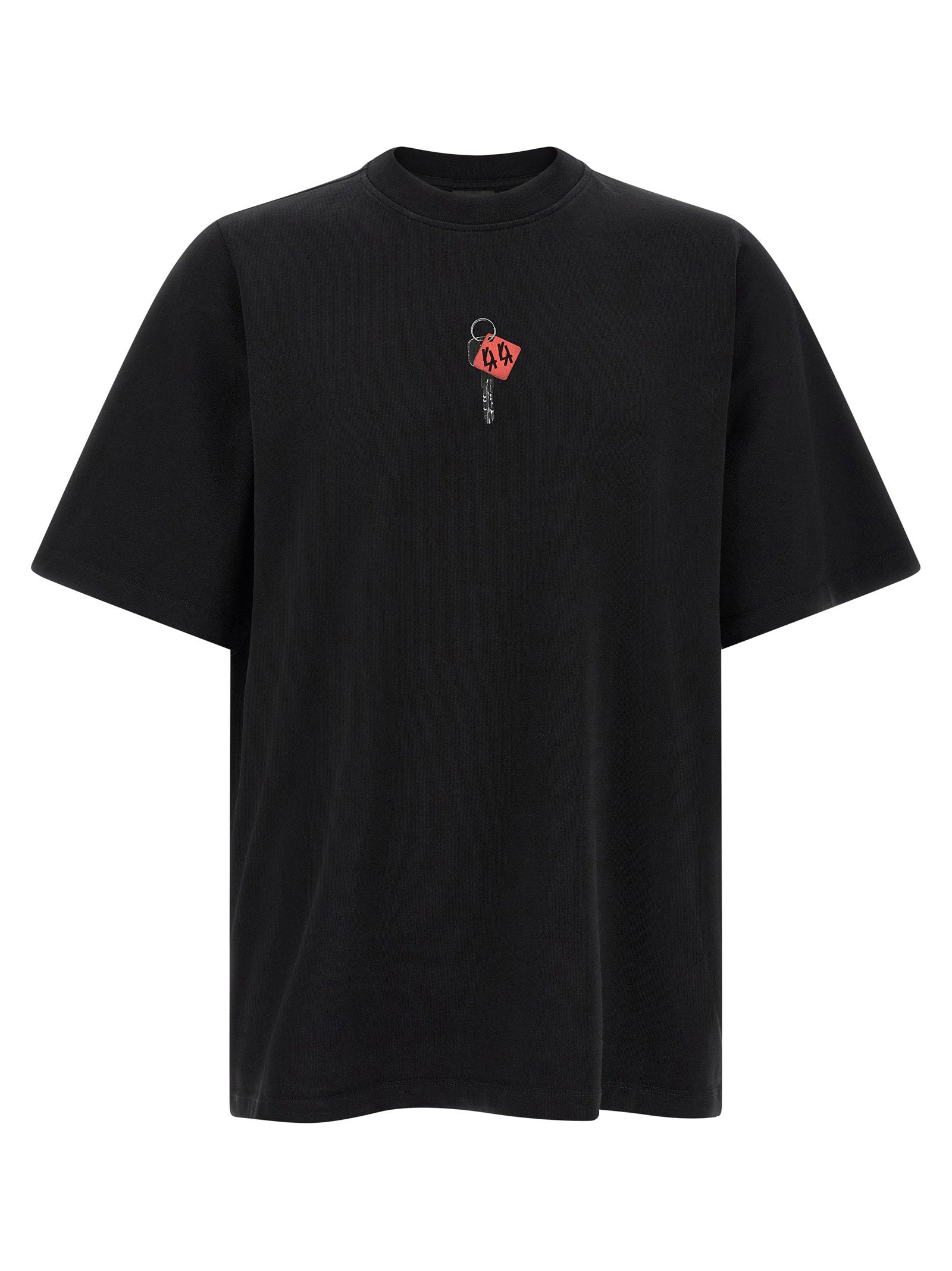 44 Label T-shirt With Padlock Print – 100% cotton