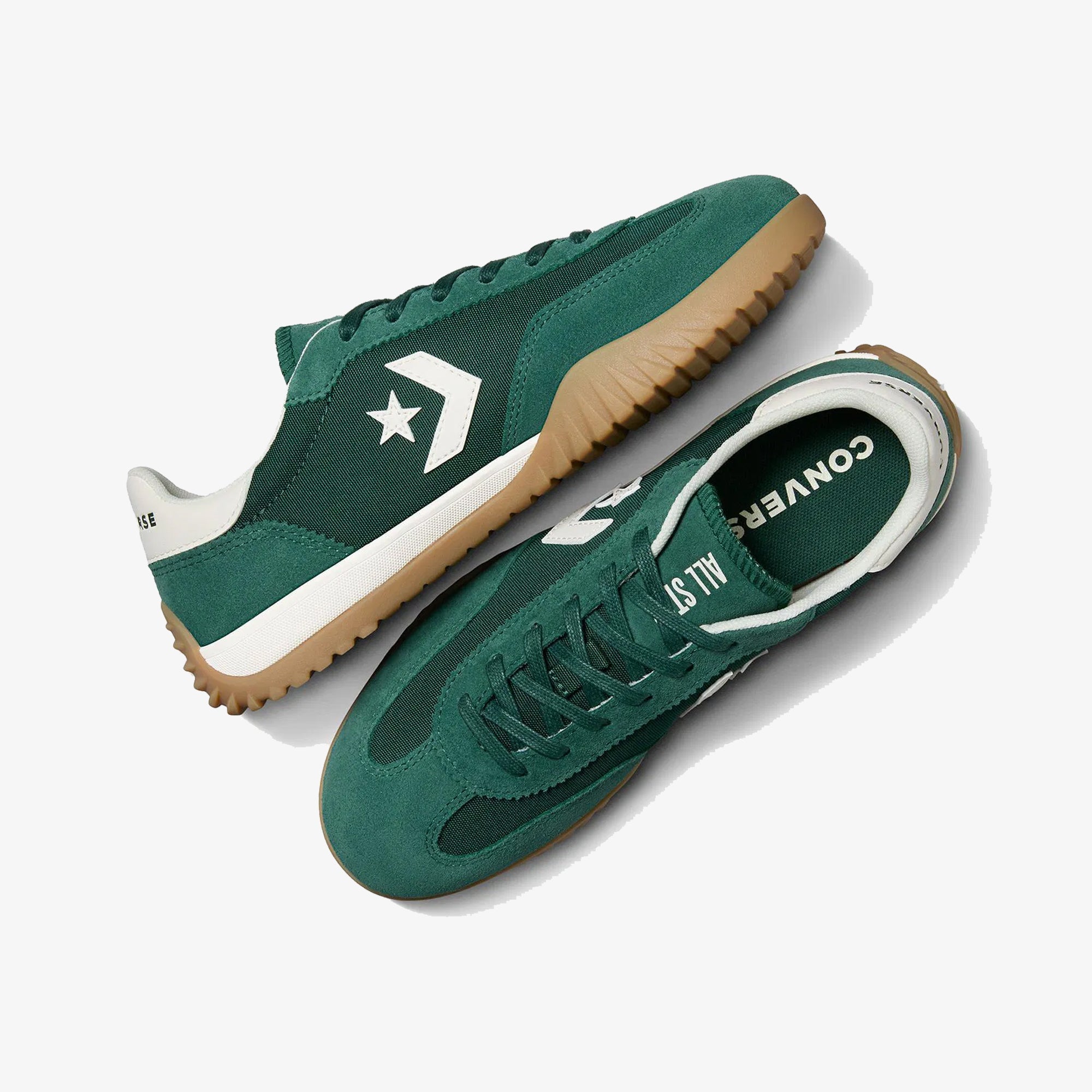 Converse | Run Star Trainer Low { Green/egret/white - view 4