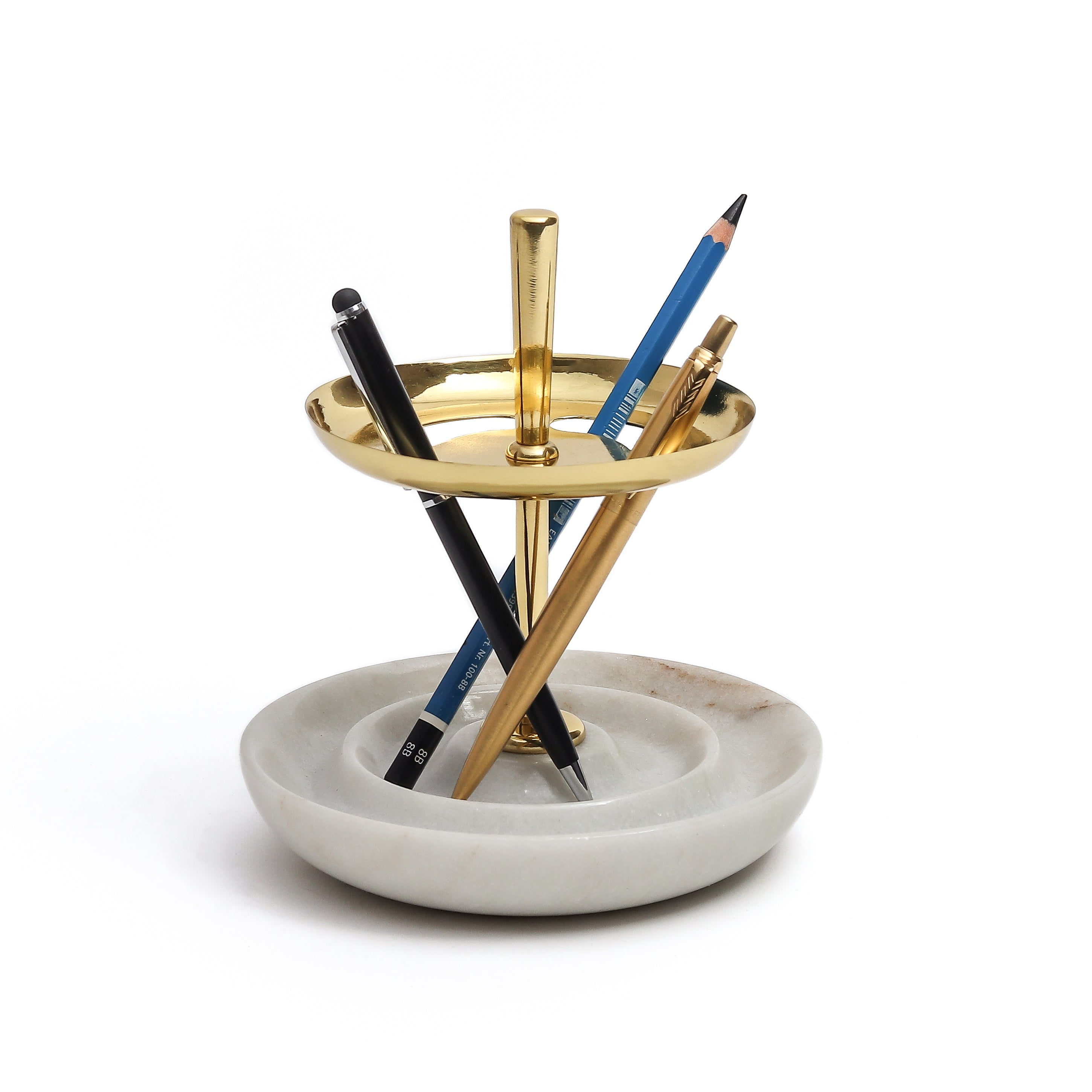 STUDIO TRATAKA Bau Pen Stand - White Pearl