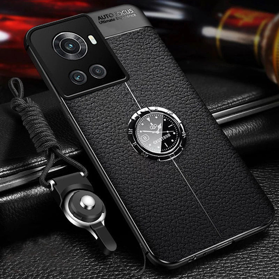 Million Cases Leather Craft Clock Inspired Case - OnePlus