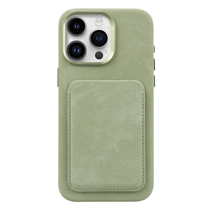 BlackTree Denim Fabric Wallet Case For iPhone 15 Pro - view 8