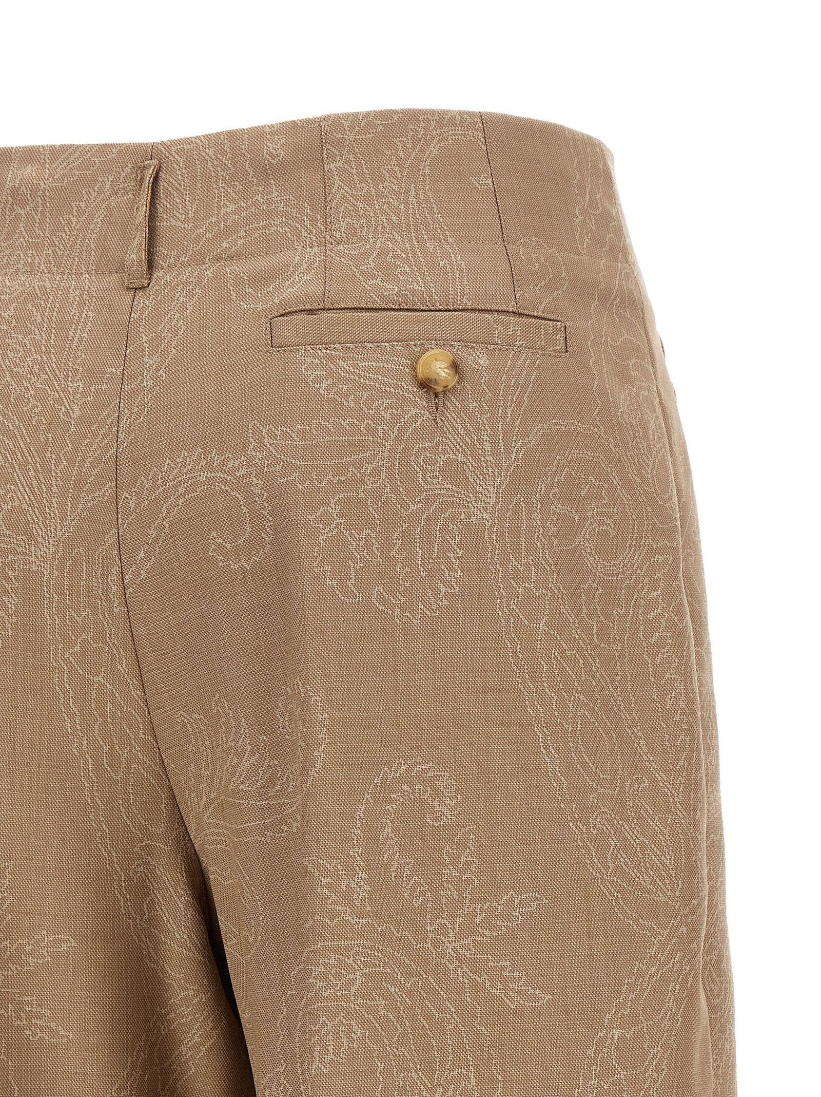 Etro Paisley Jacquard Pants – 100% wool - view 4