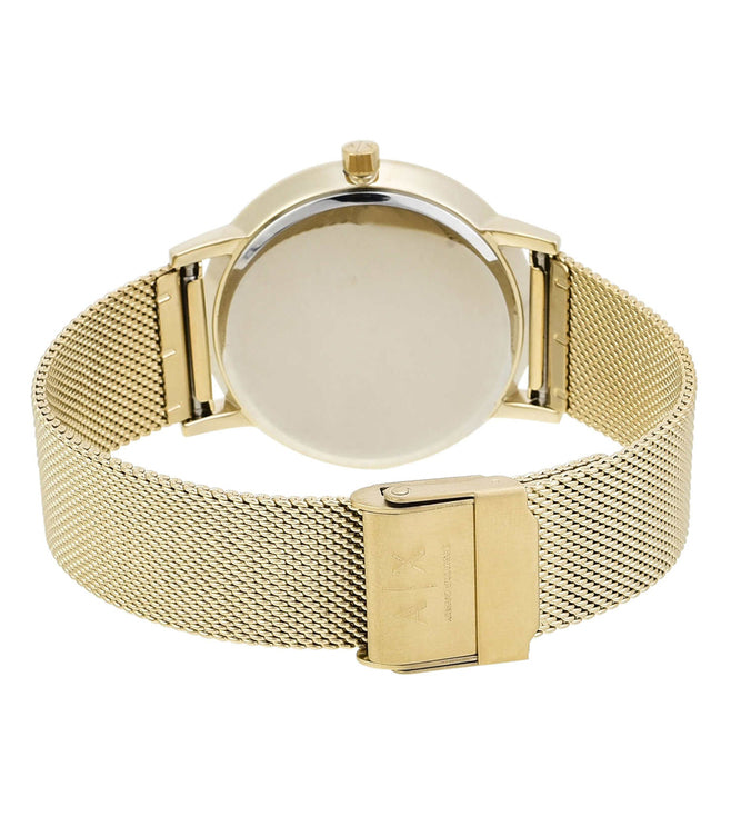 Armani Exchange Lola Gold Dial Women 36mm – Yellow Gold