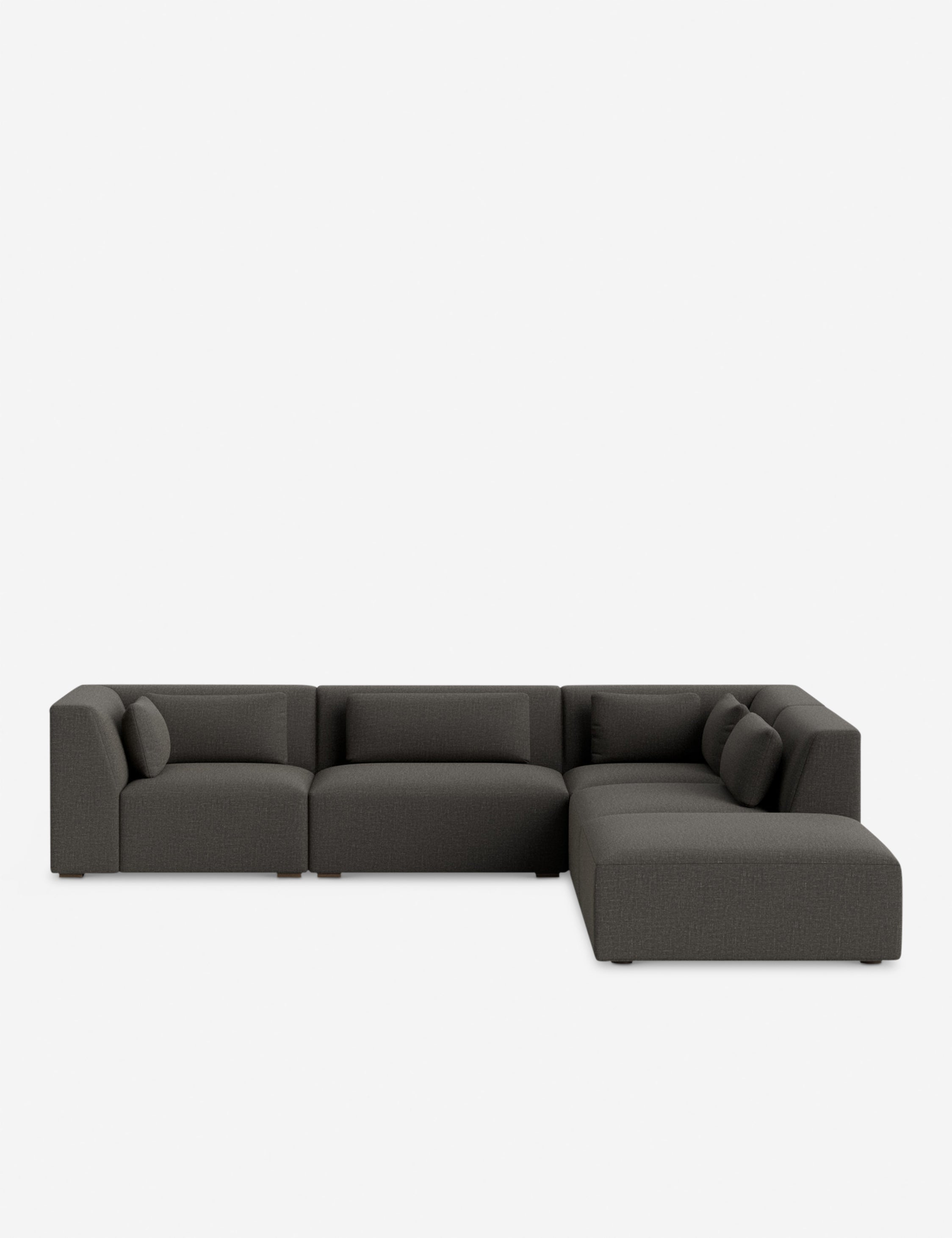 Lulu and Georgia Koh Modular Sectional Sofa With Ottoman - view 46