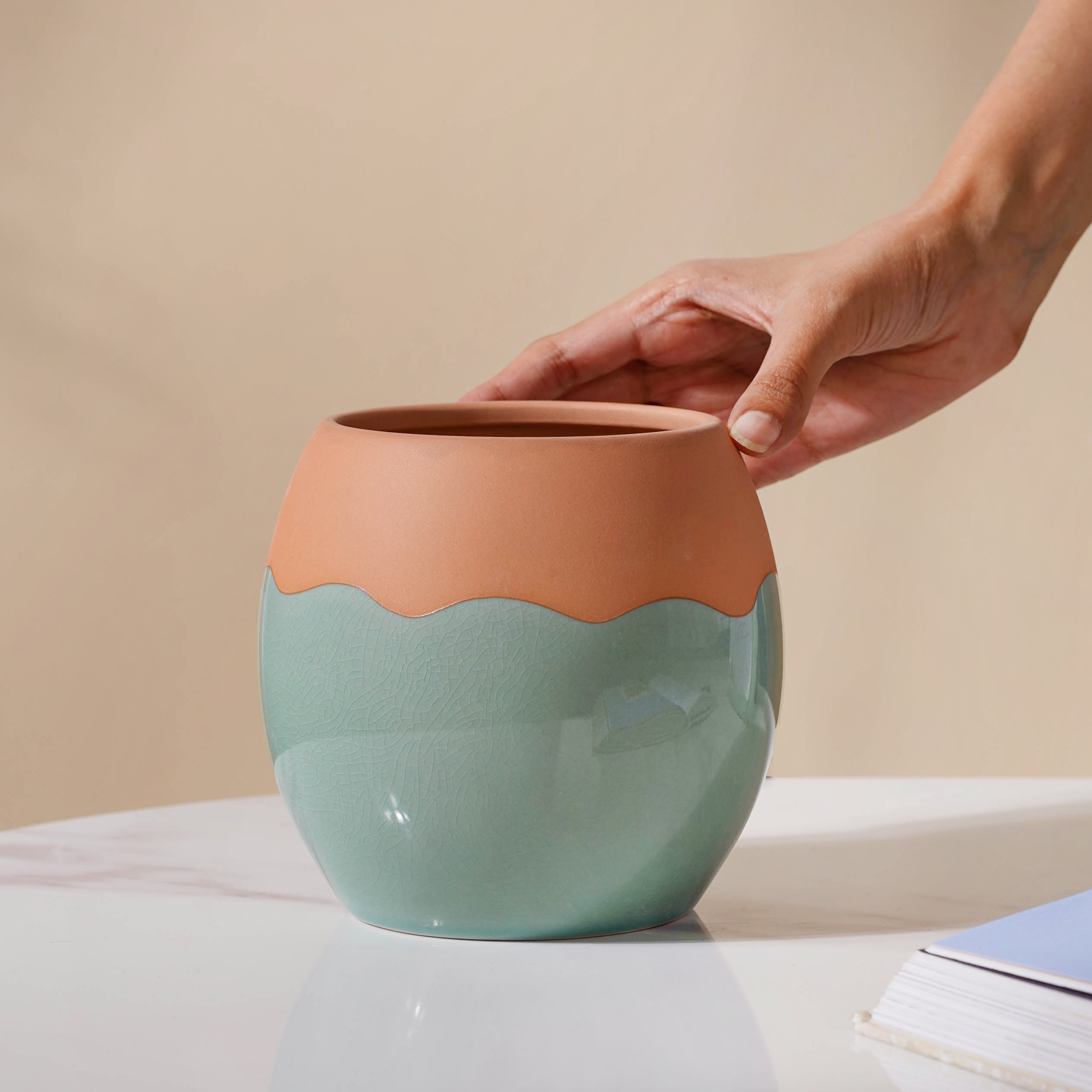 Nestasia Earthy Toned Vase - view 2