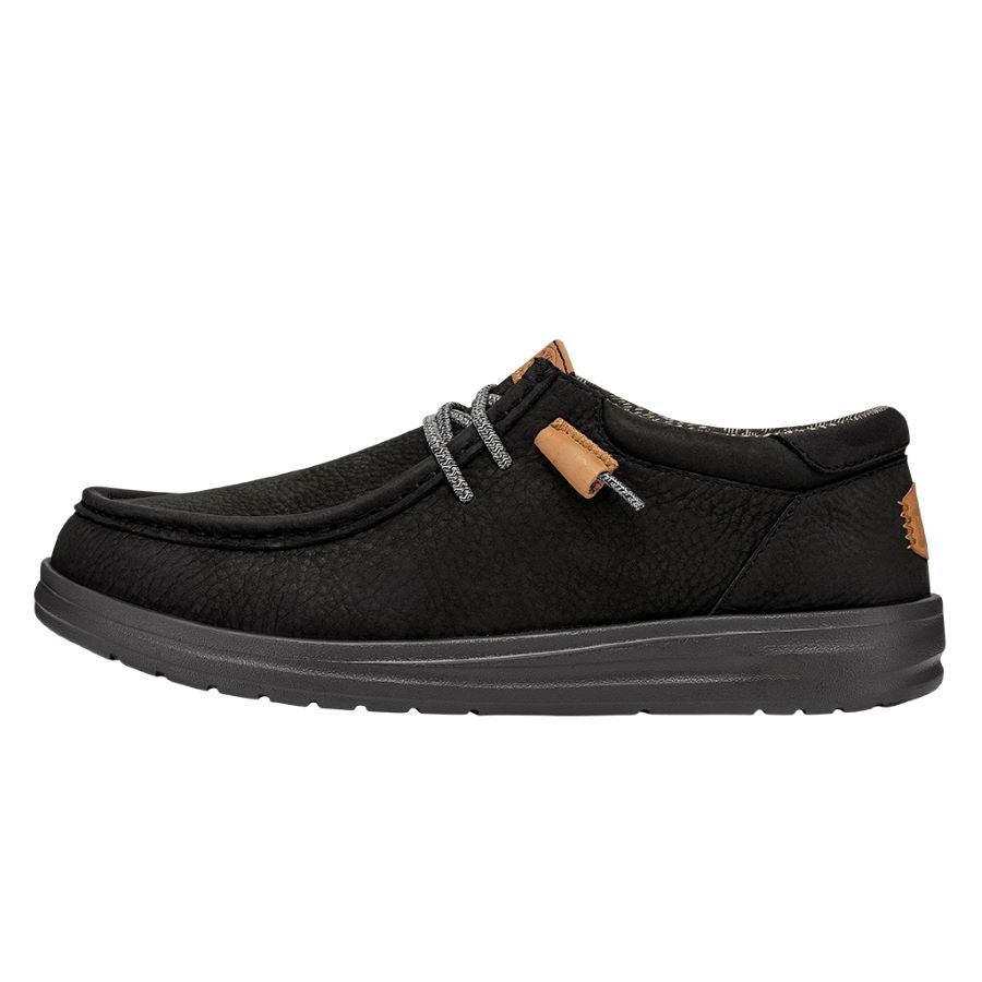 HEYDUDE shoes Paul Craft Leather - Black – Men's