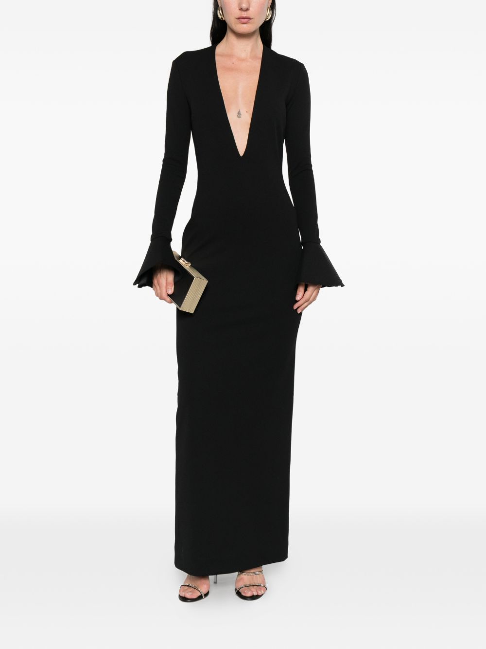 Solace London Hutton maxi dress – Outer: Polyester 95% - view 5