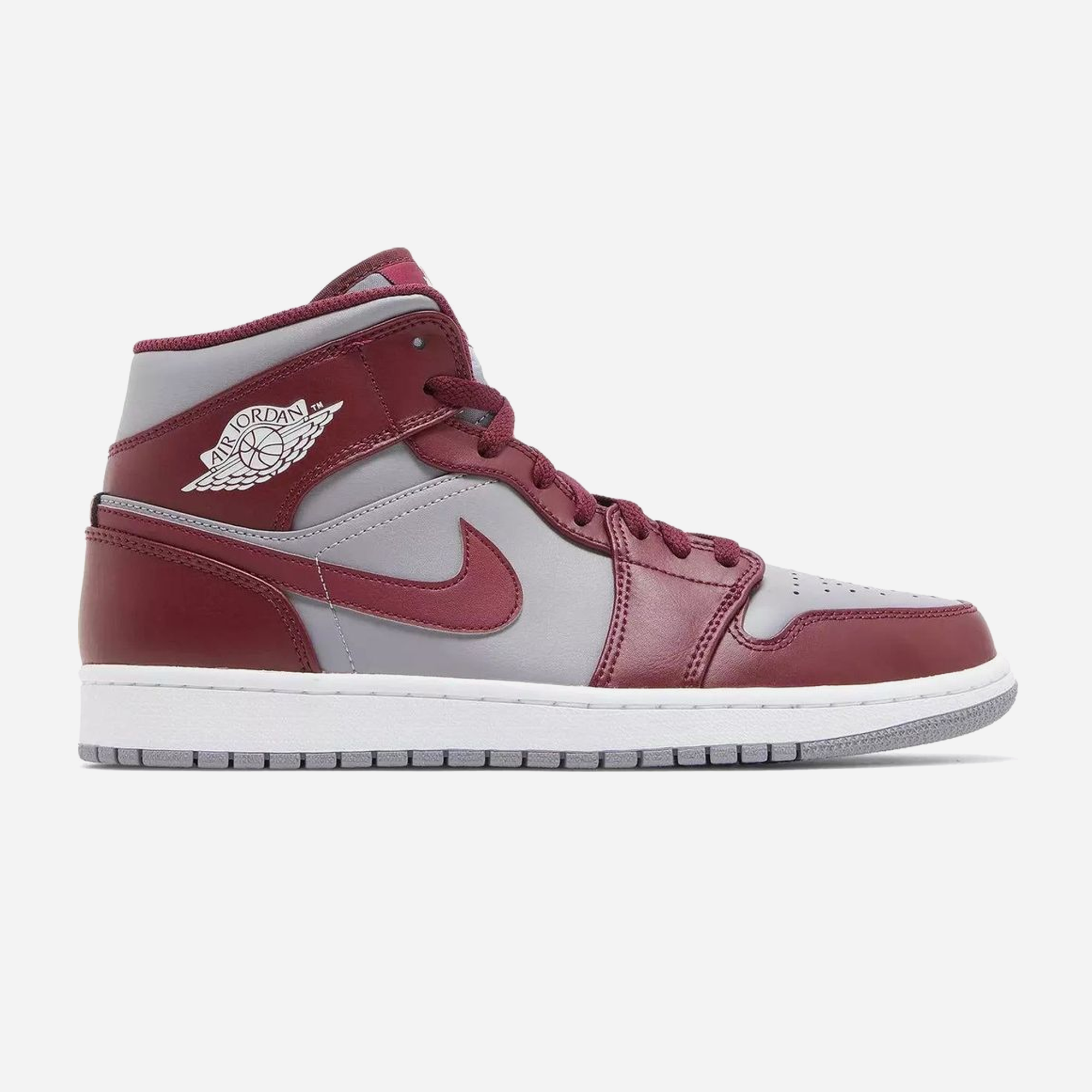 Nike Air Jordan 1 Mid Cherrywood Red - view 2