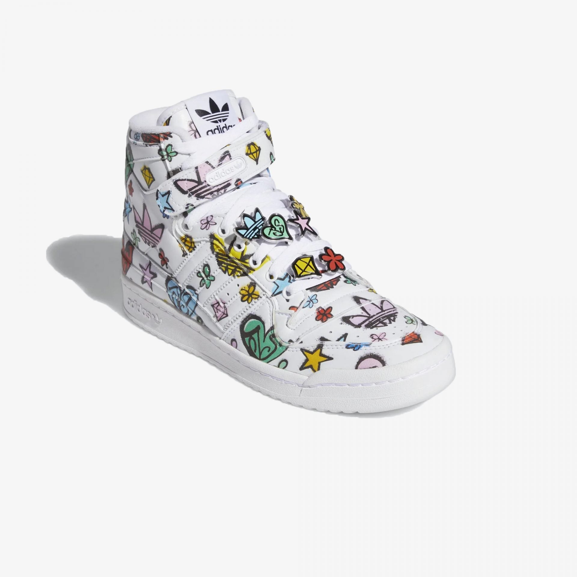 Adidas Originals | JEREMY SCOTT FORUM 84 HI MONO { WHITE