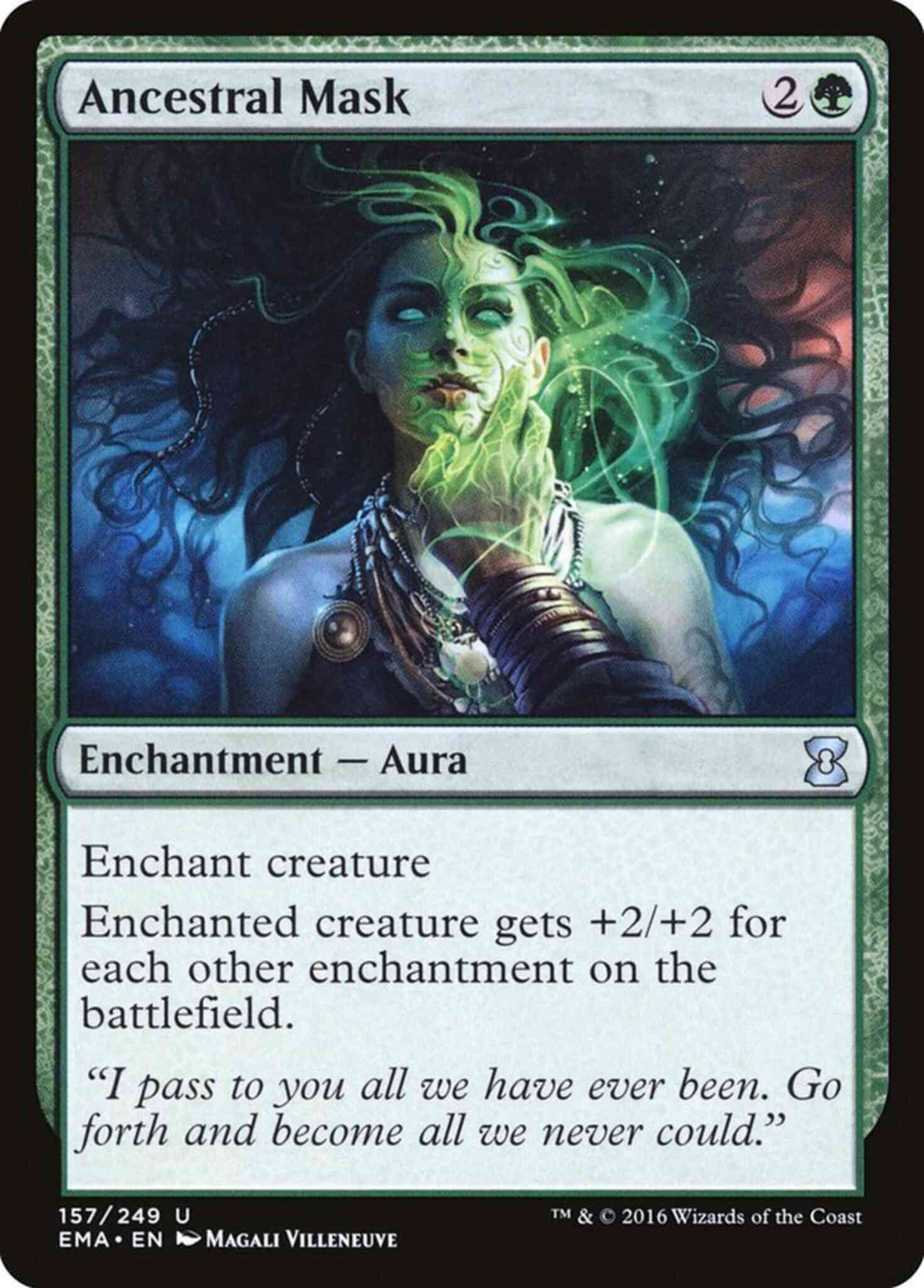 Ancestral mask 157 – Magic Ancestral Mask [157] [Eternal Masters] [Non-Foil]